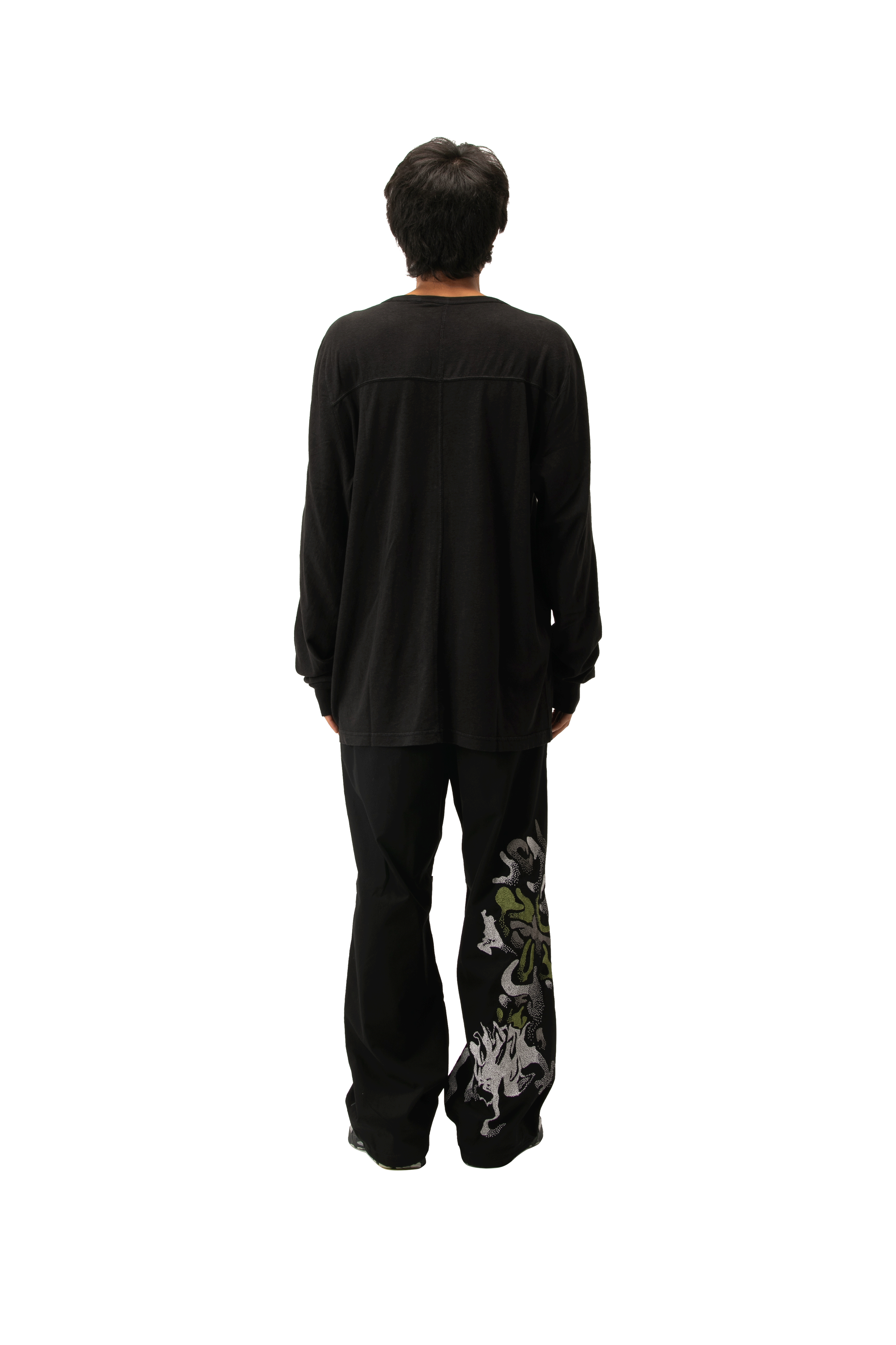 Hemp Cross Oversized Longsleeve T-Shirt