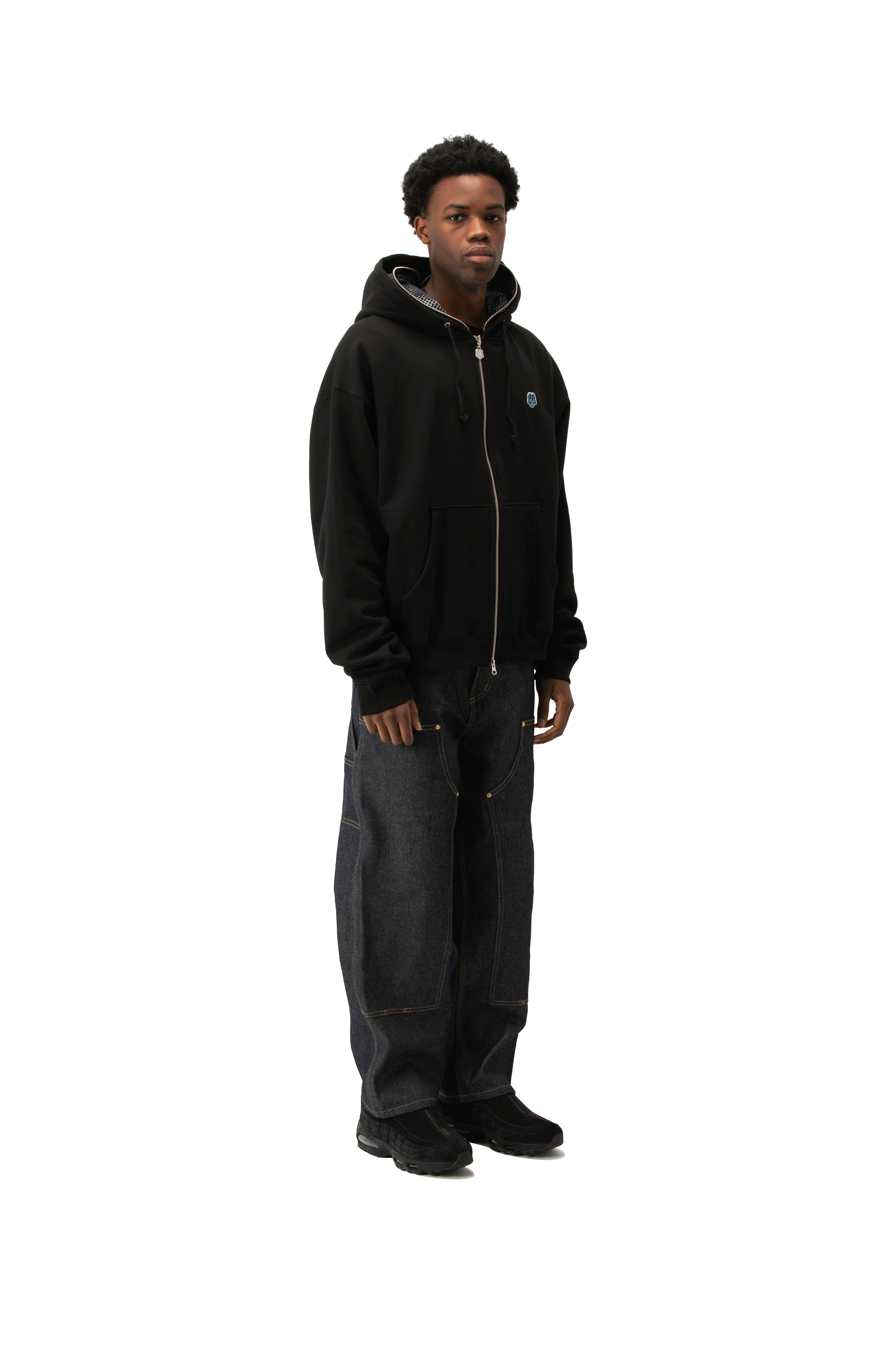 Clown Mesh Zip Hoodie