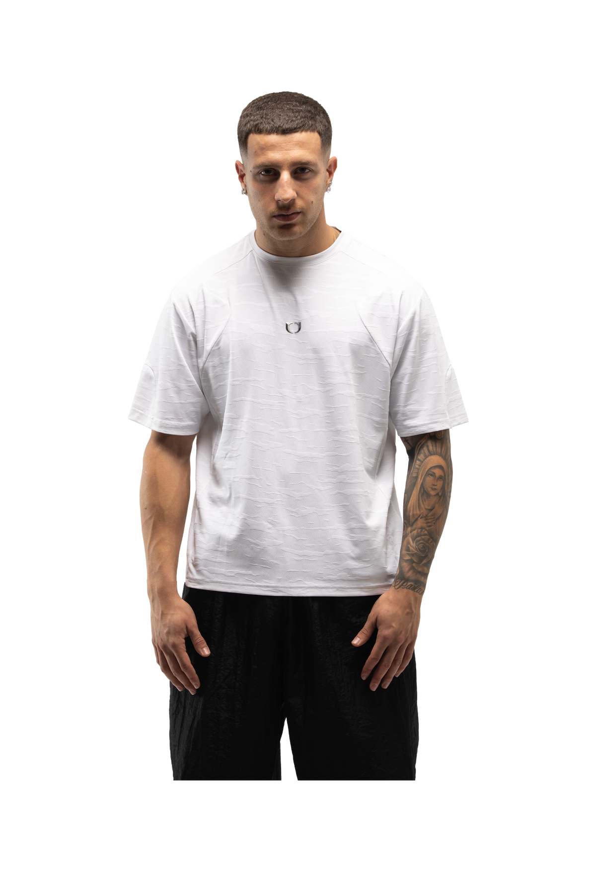 Technical Camo Jersey Tee.