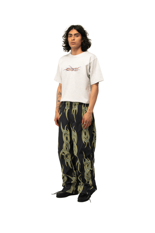 Tribal Allover Print Nylon Pants.