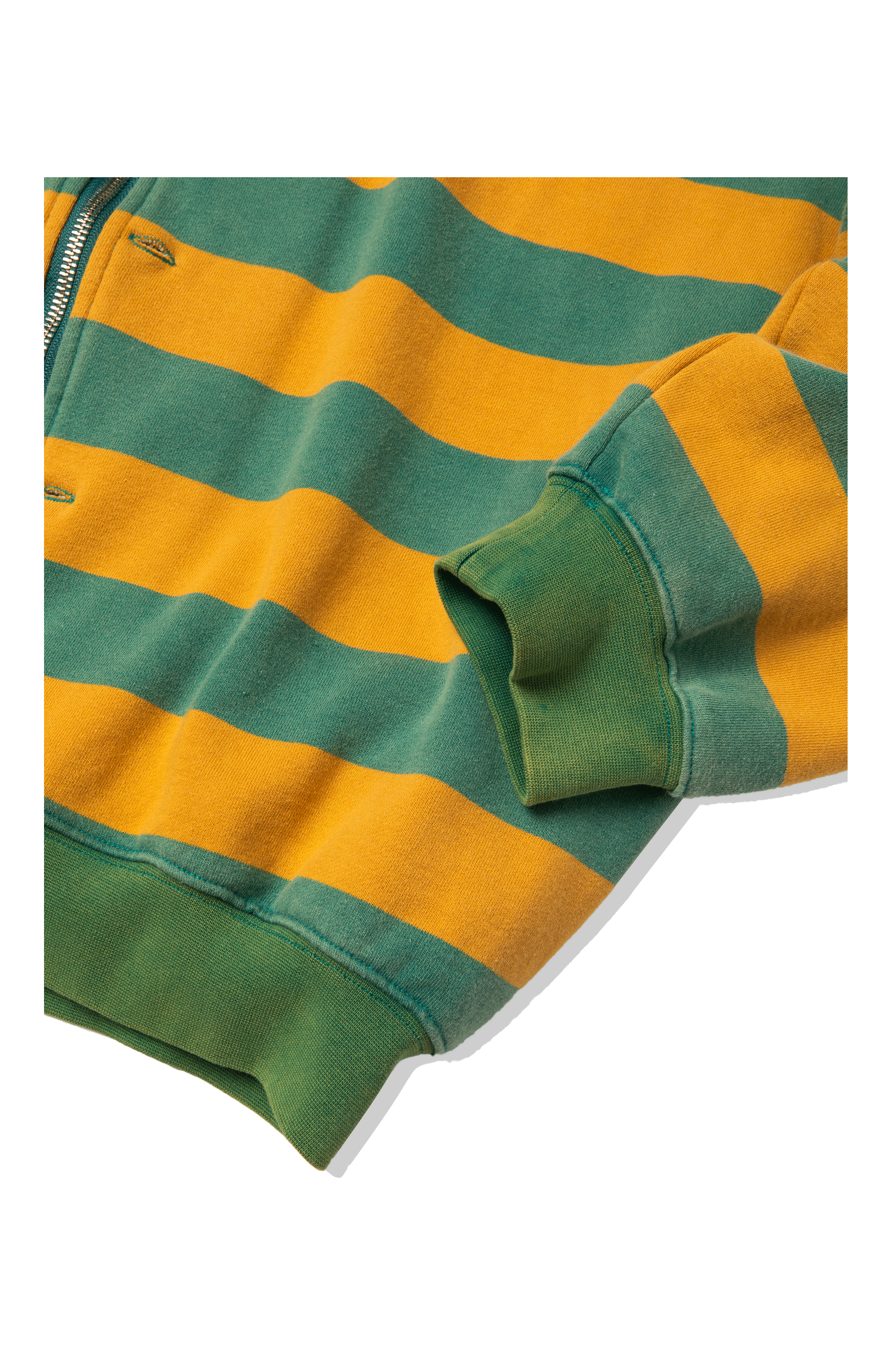 Button Up Zip-Up Sweatshirt