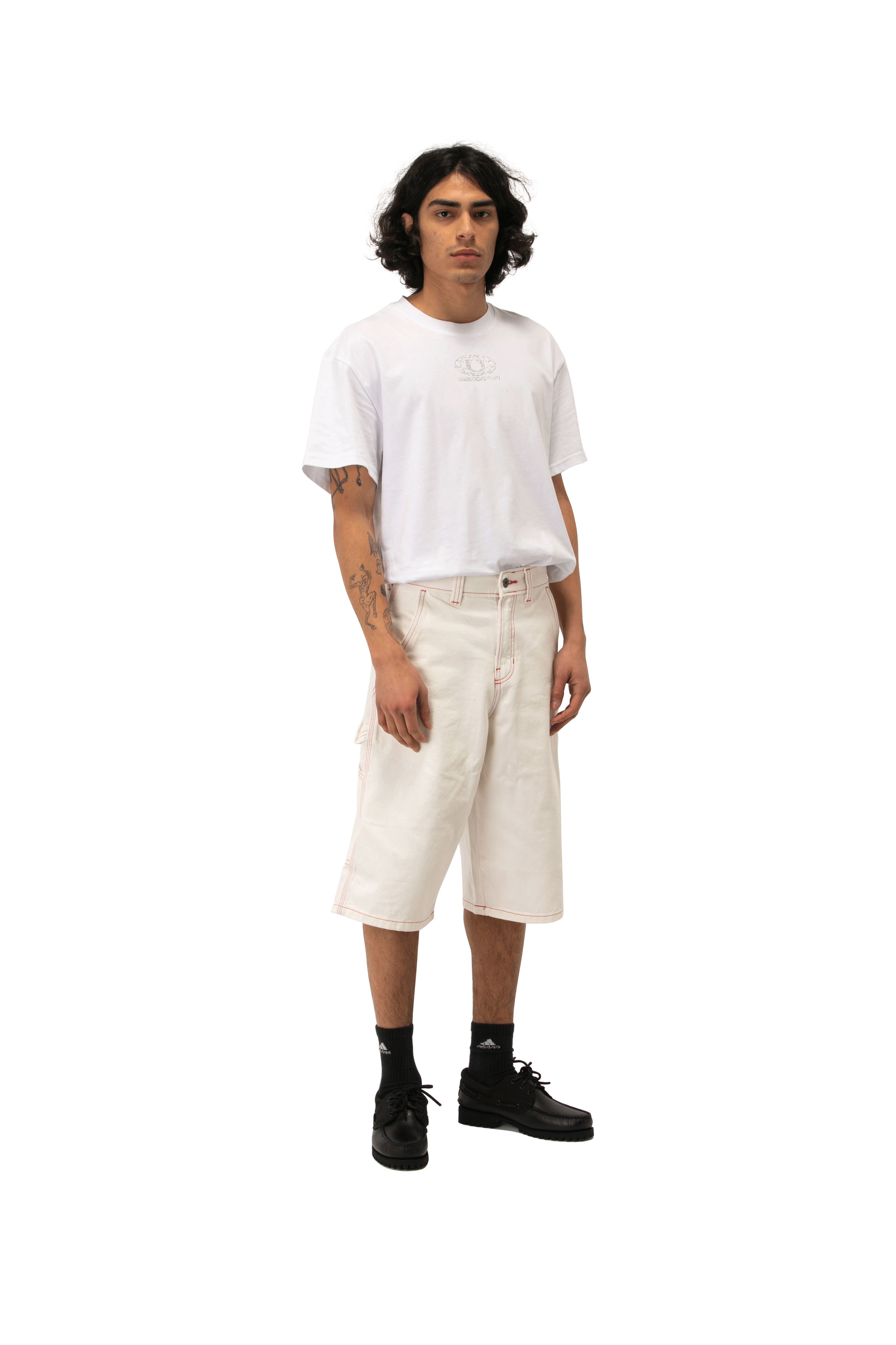 Loose Denim Painter Short