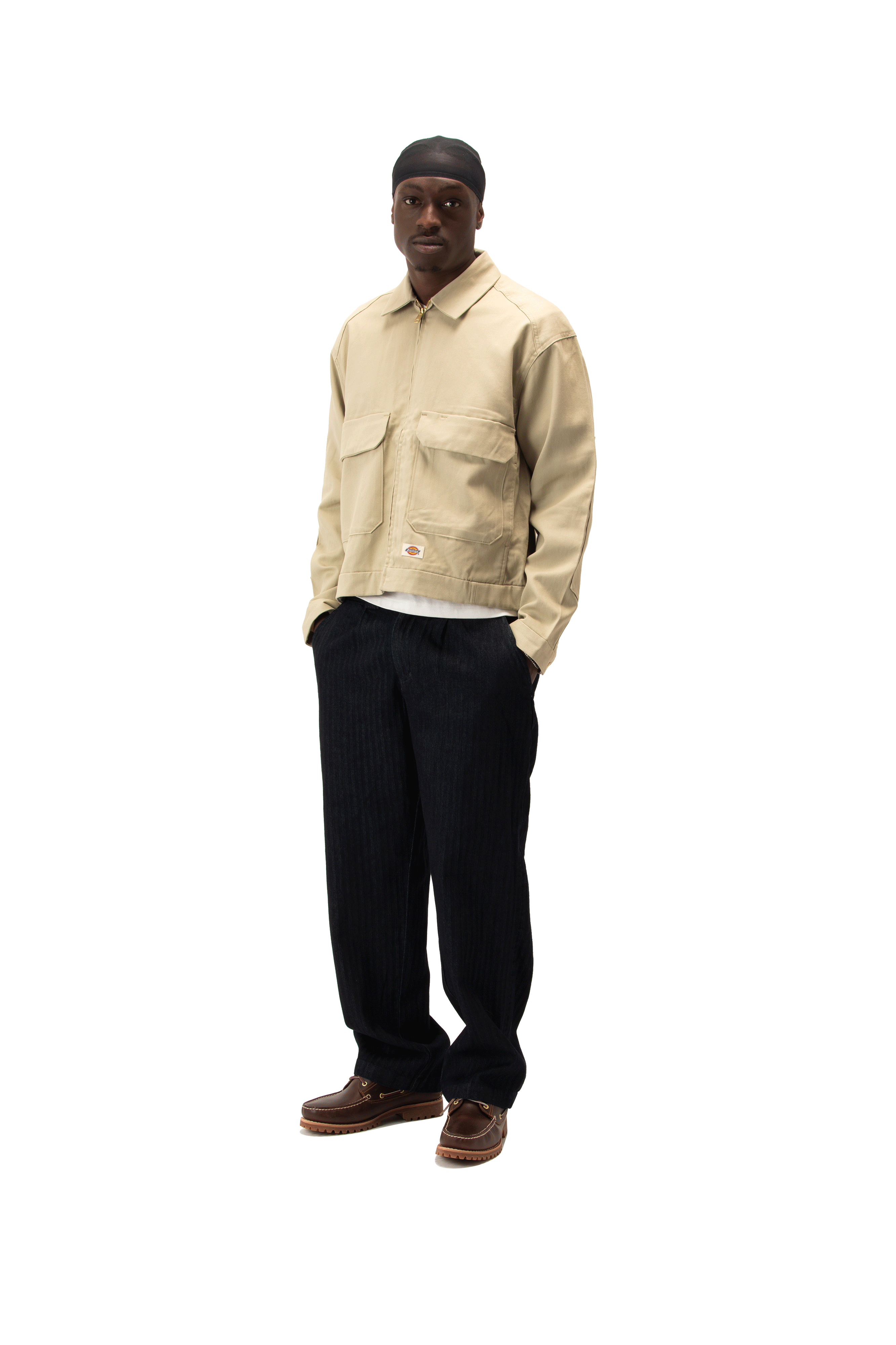 Hemp Twill Trucker Jacket