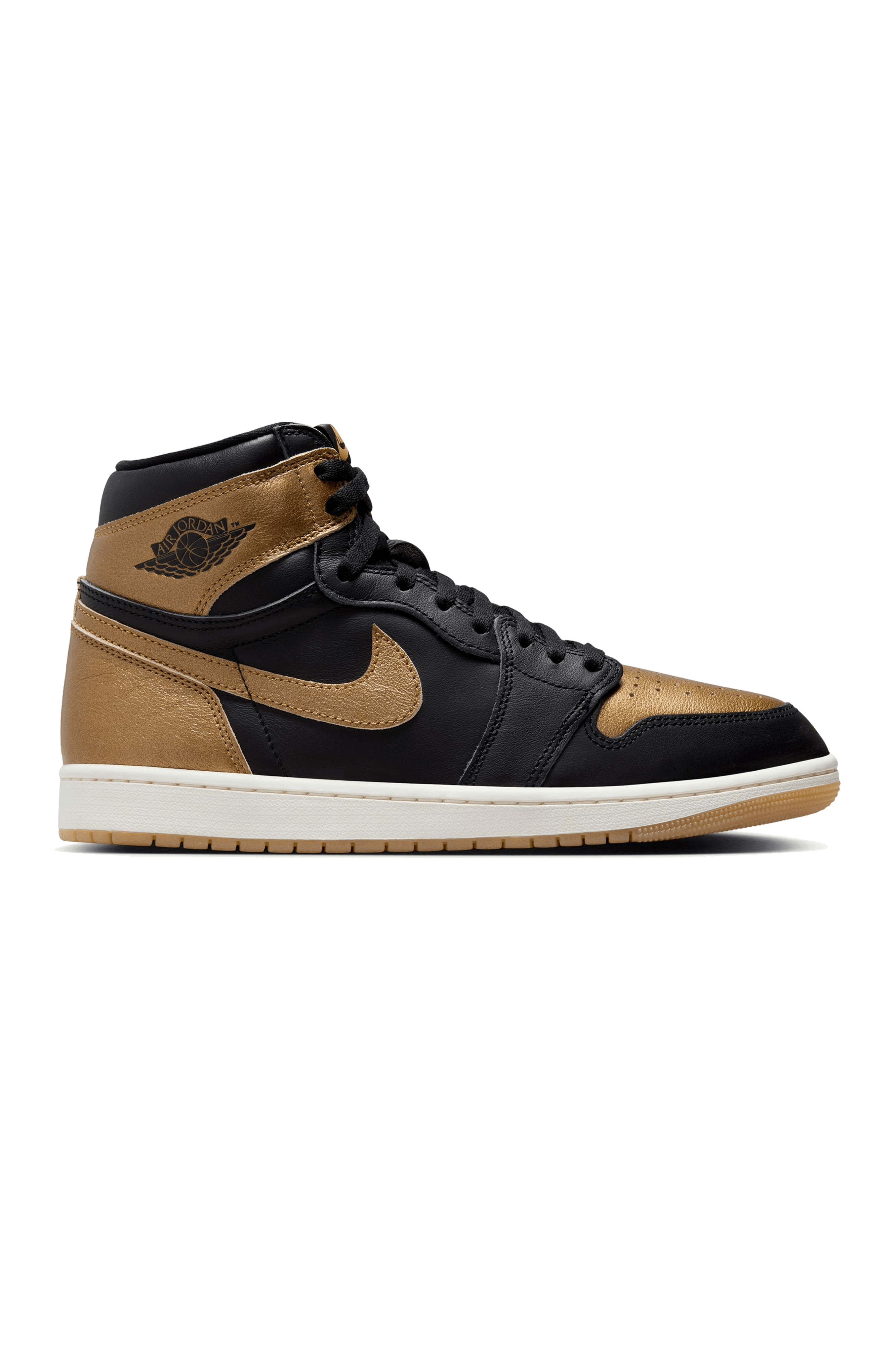 1 Retro High OG Metallic Gold One Block Down