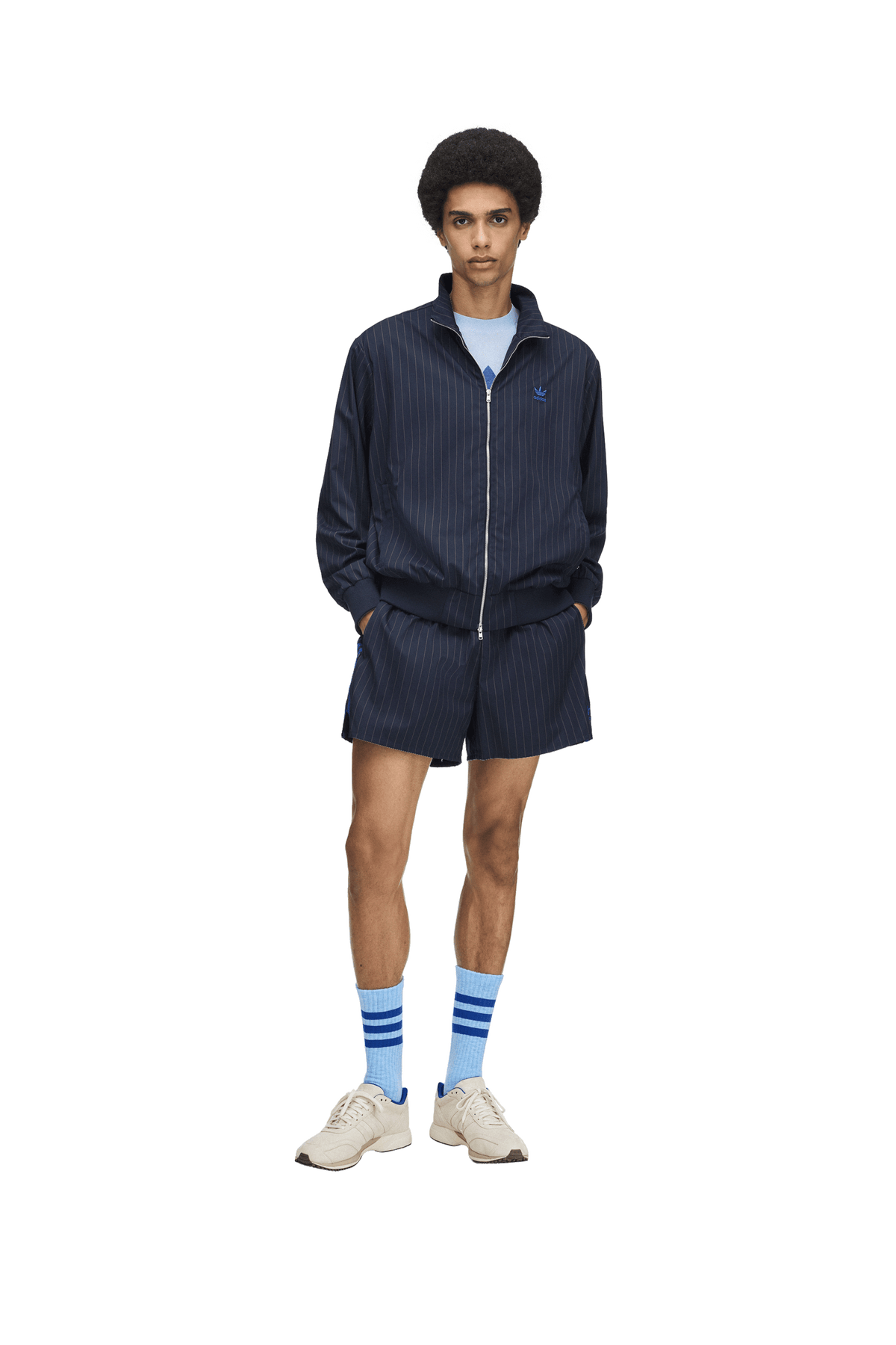 Pinstripe Track Top x Wales Bonner