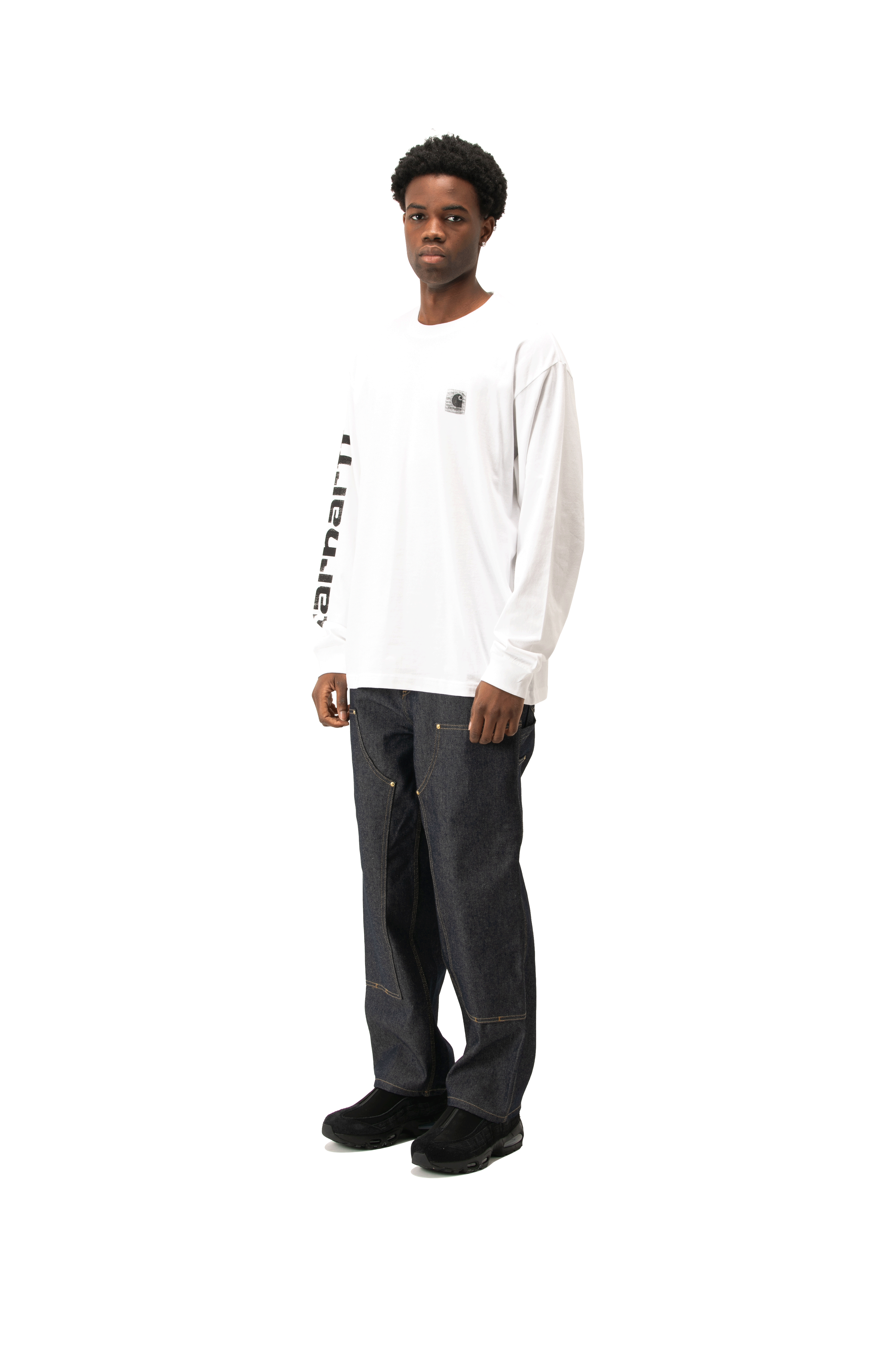 Longlseeve Archive Script T-Shirt