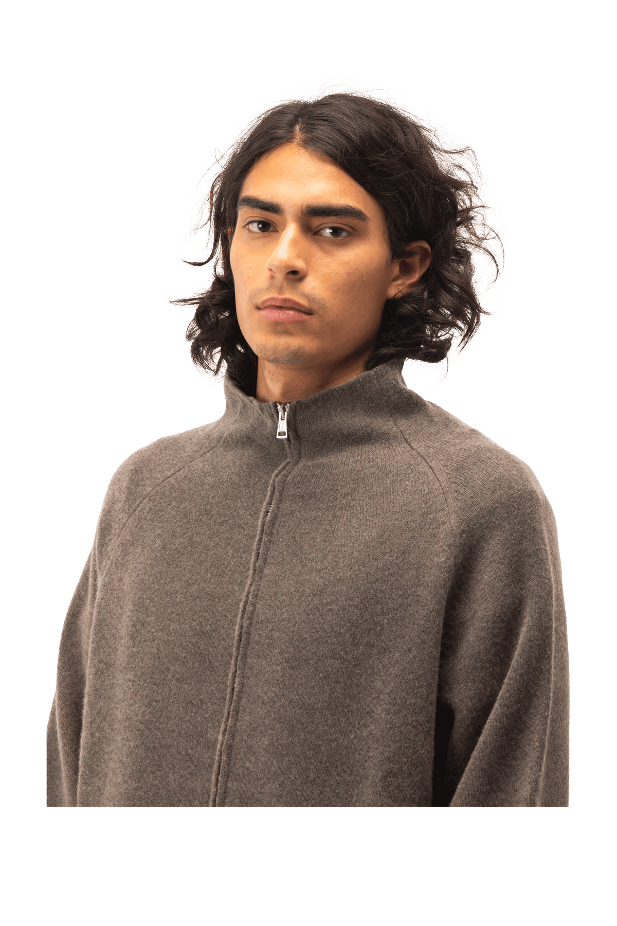 Line Zip Cardigan