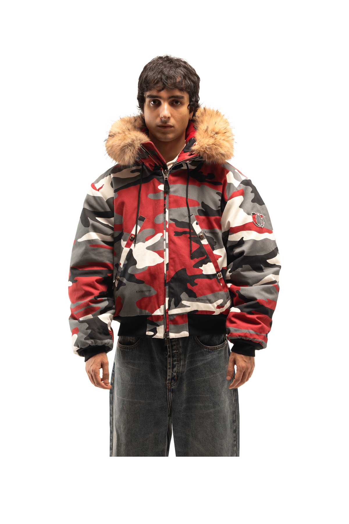 Reversible Camo Hood Bomber