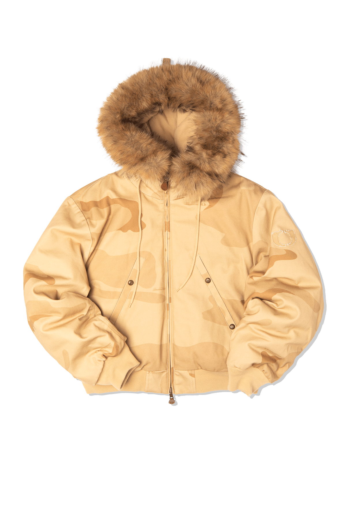 Reversible Camo Hood Bomber