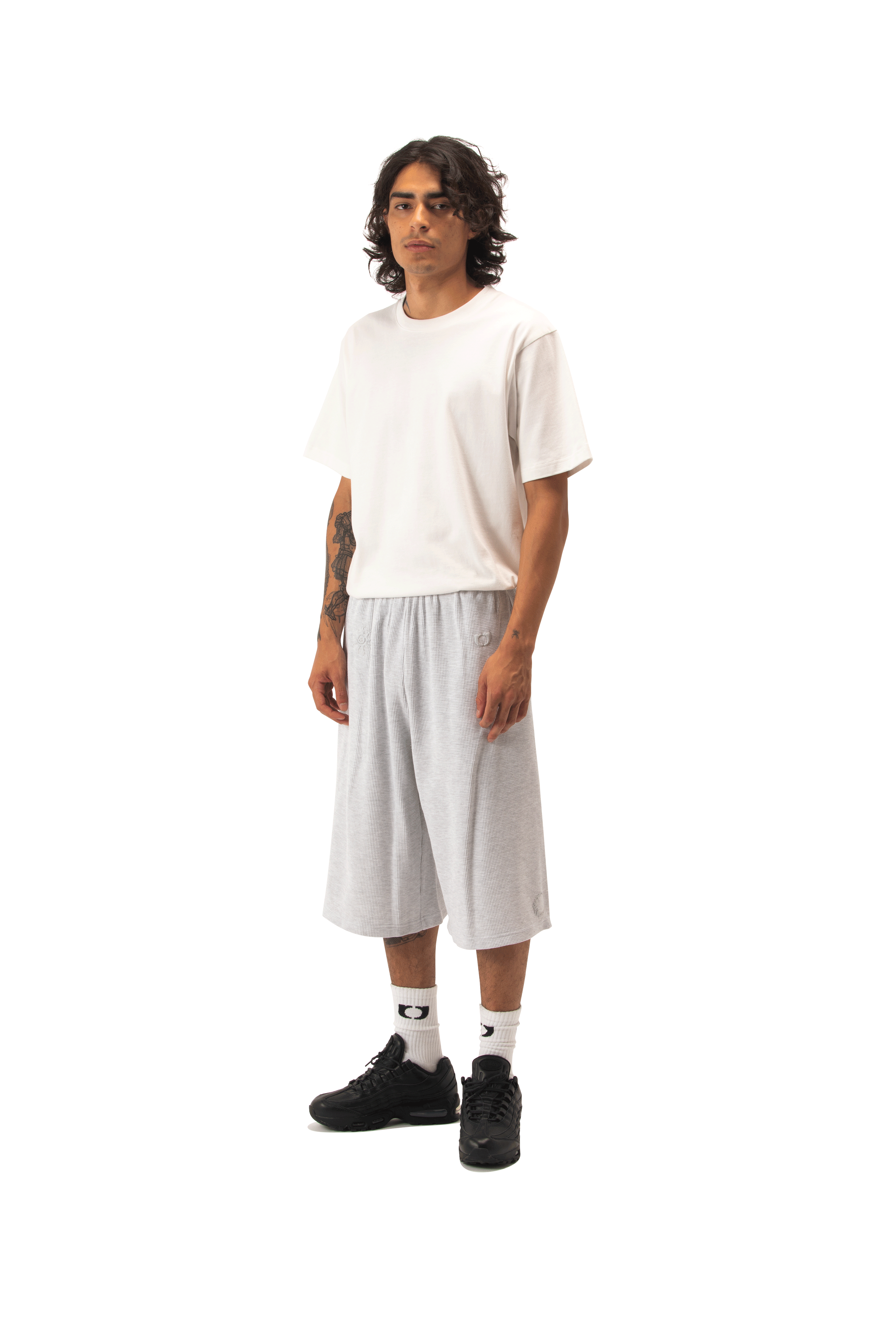 Cropped Waffle Pant