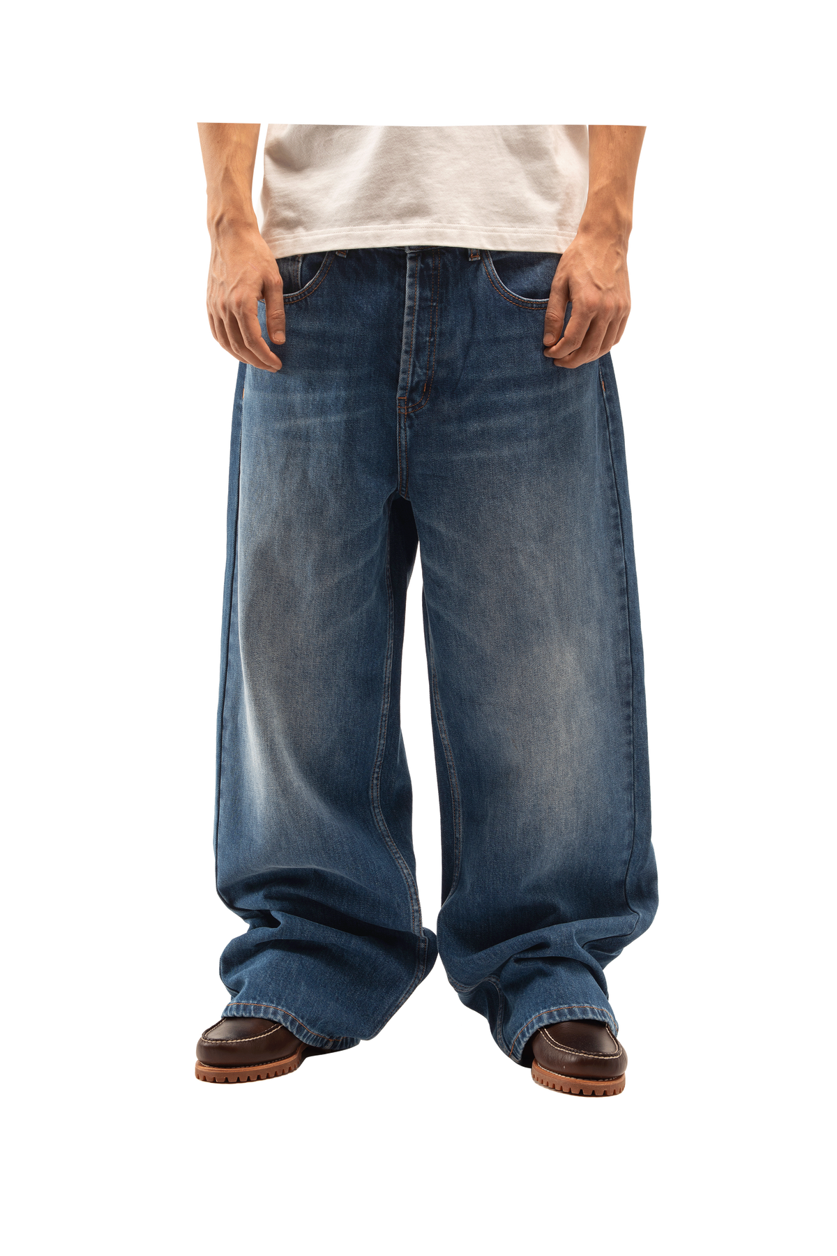Baggy Washed Denim Pant