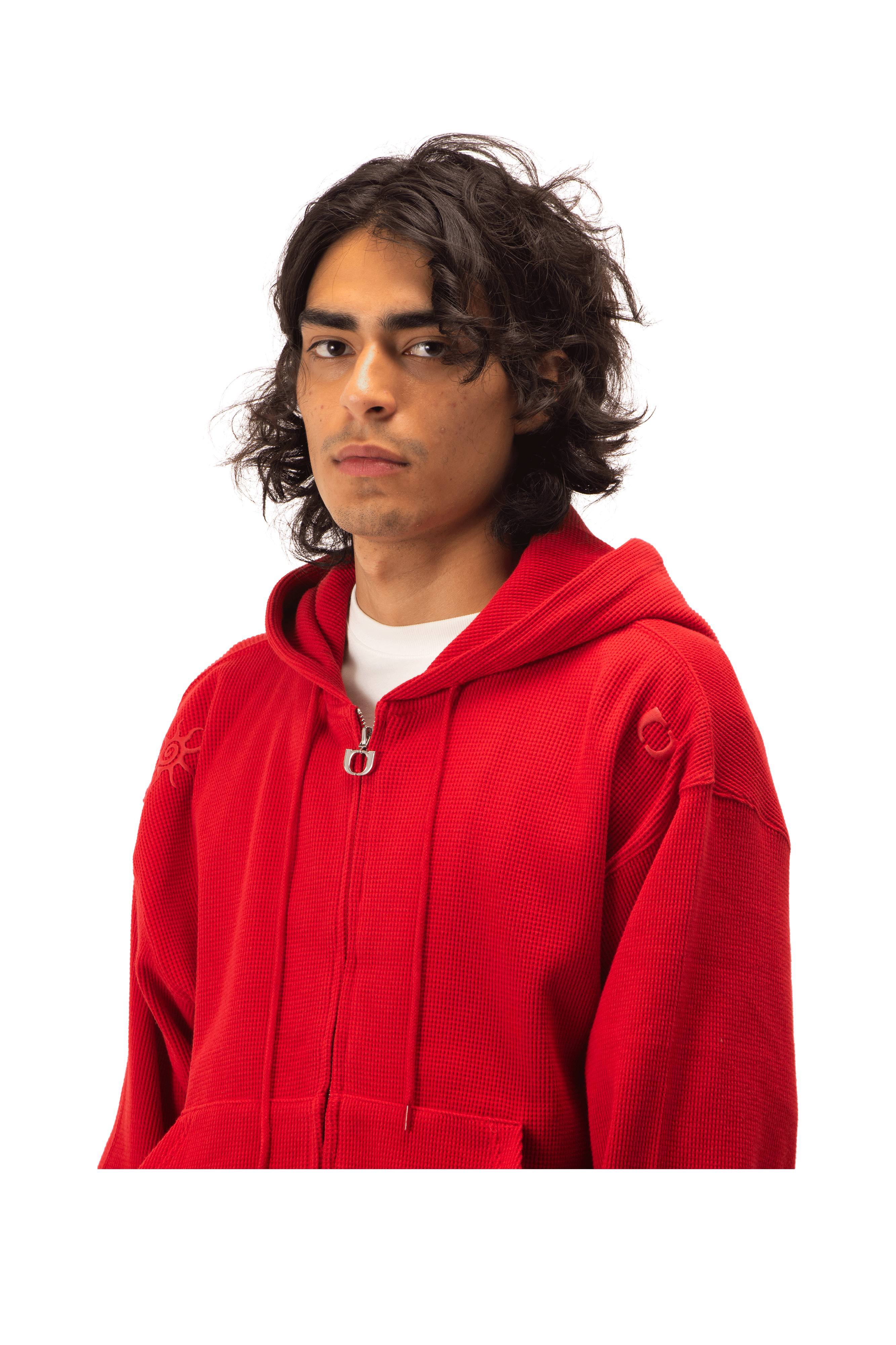 Waffle ZipUp Hoodie