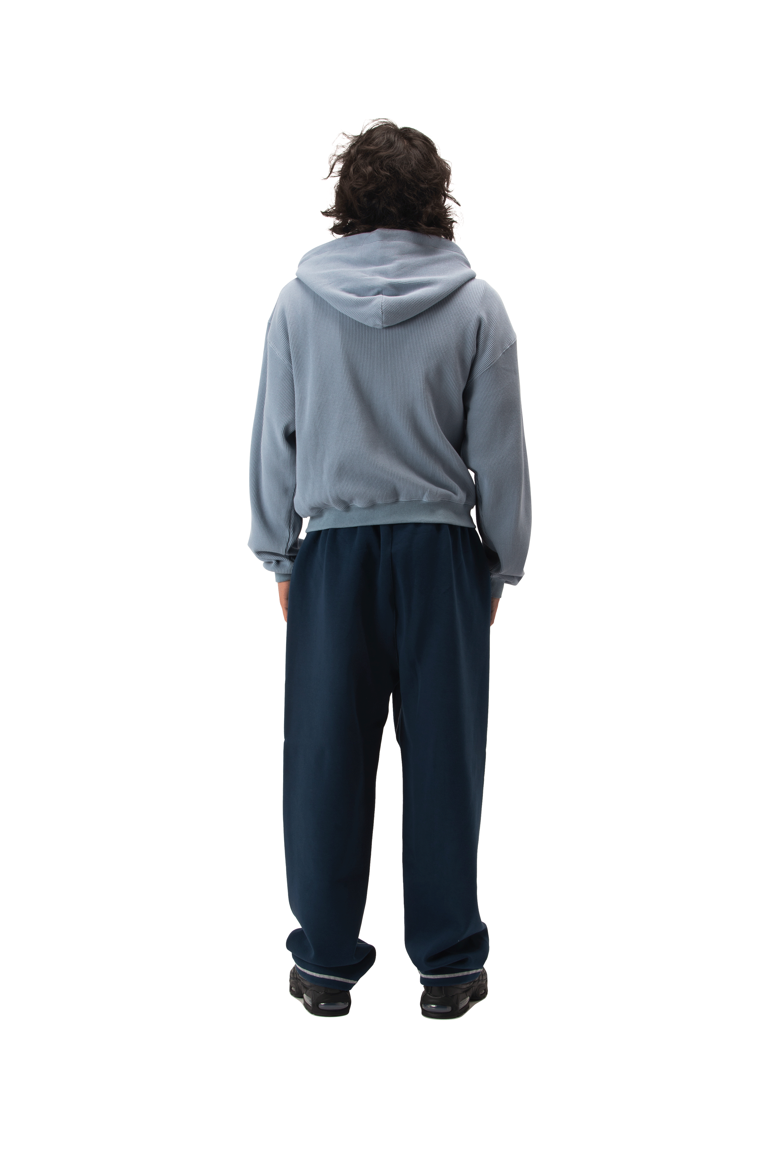 Waffle Zip Up Hoodie