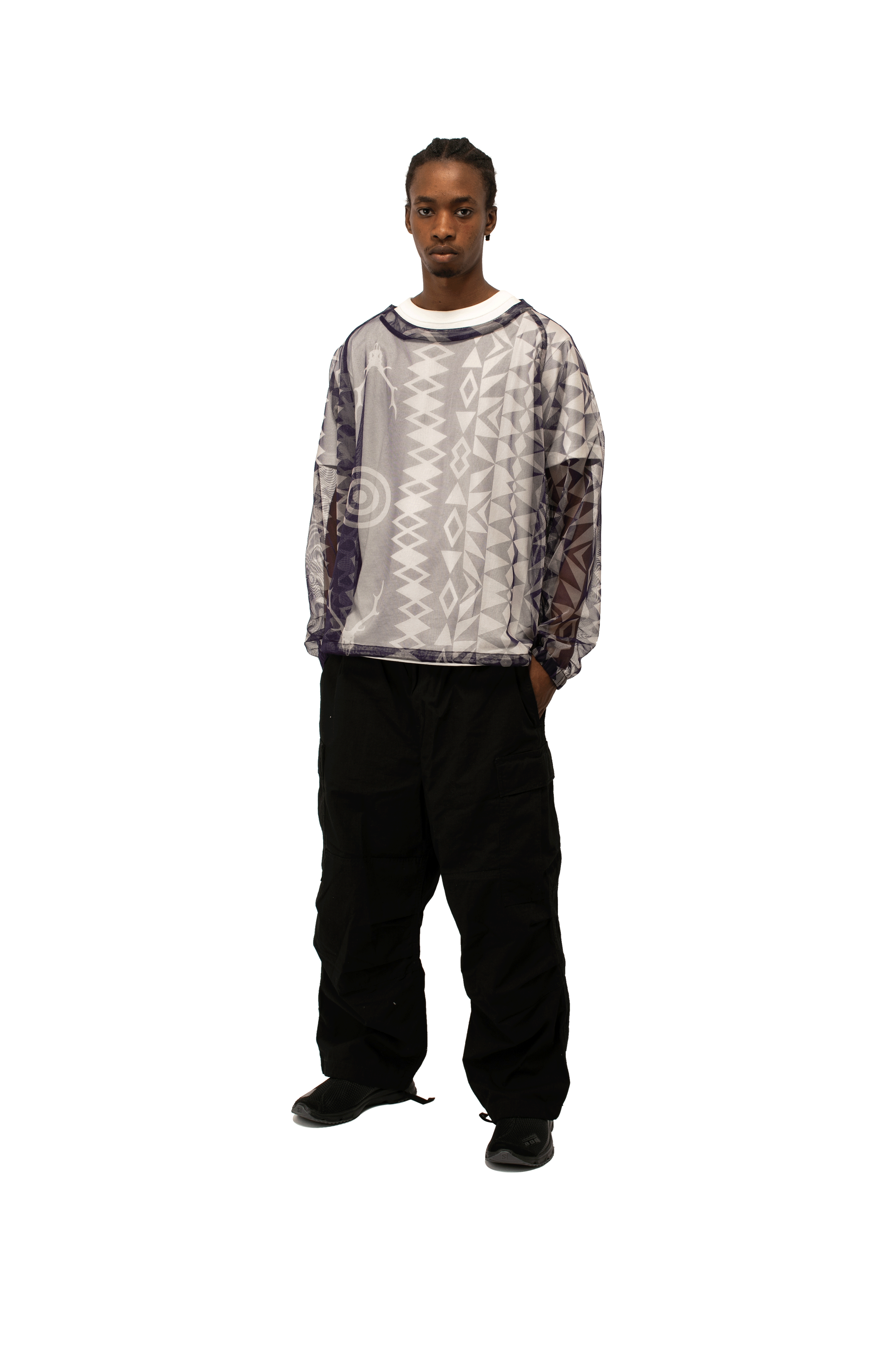 South2 West8 Top Bush Crew Neck Shirt - Lightweight Mesh South2 West8 Top Bush Crew Neck Shirt - Lightweight Mesh