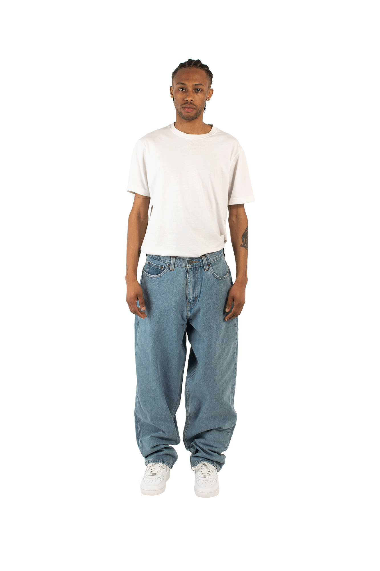 Super Baggy Simple Rinse Denim