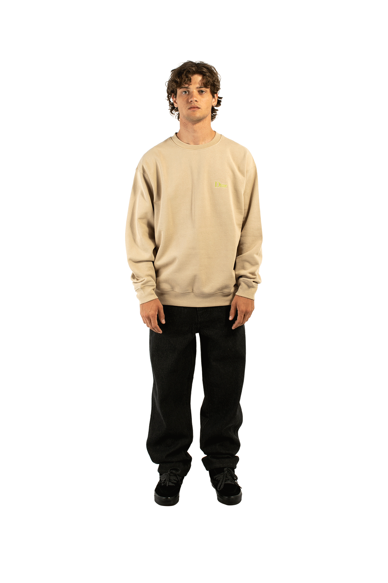 Classic Small Logo Crewneck Sweatshirt One Block Down classic-small-logo-crewneck-sweatshirt-one-block-down