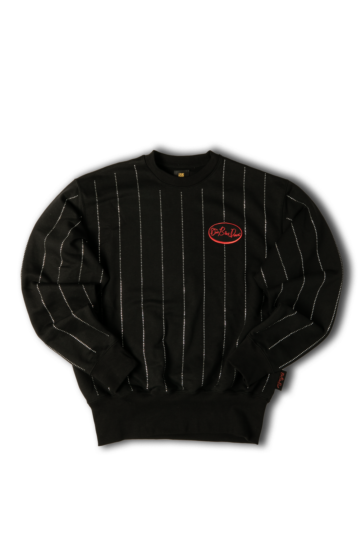 Crystal Stripes Crewneck