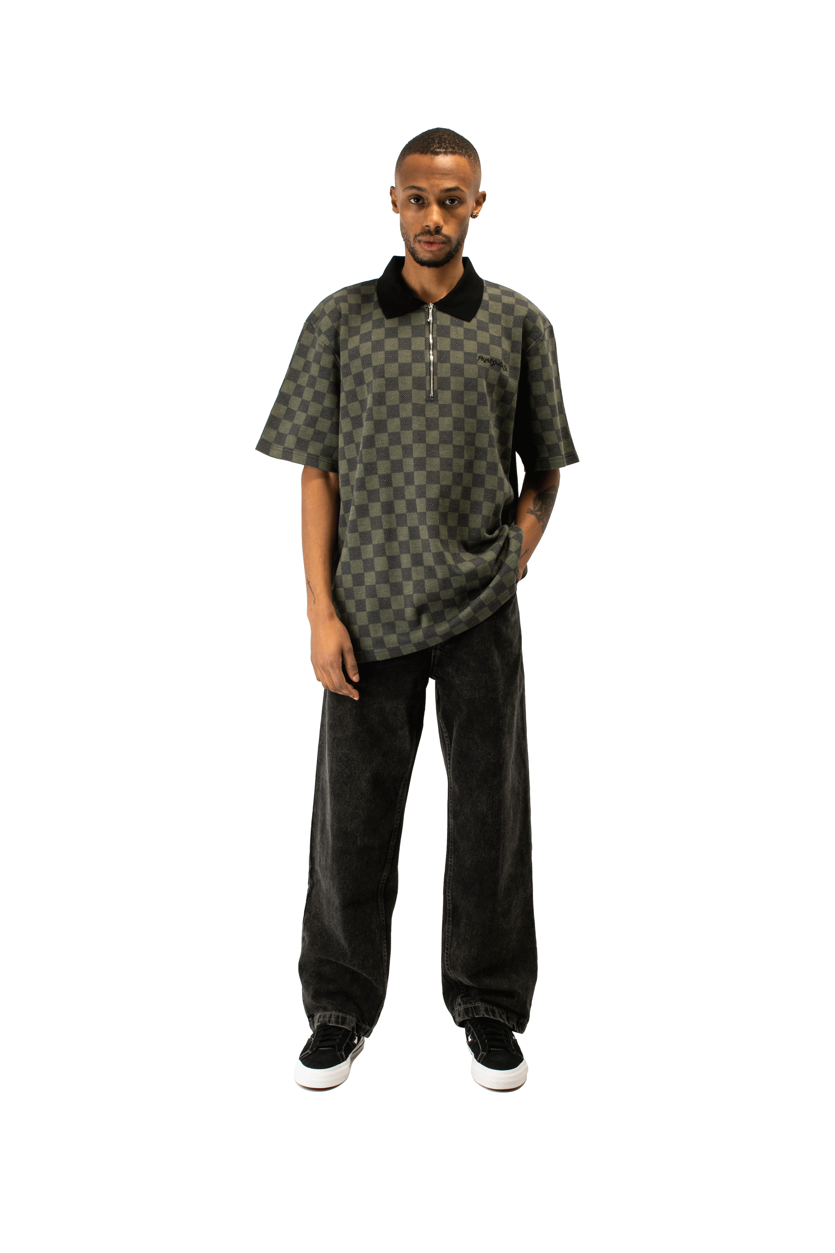 Herringbone Jacques Polo Shirt One Block Down Herringbone Jacques Polo Shirt One Block Down