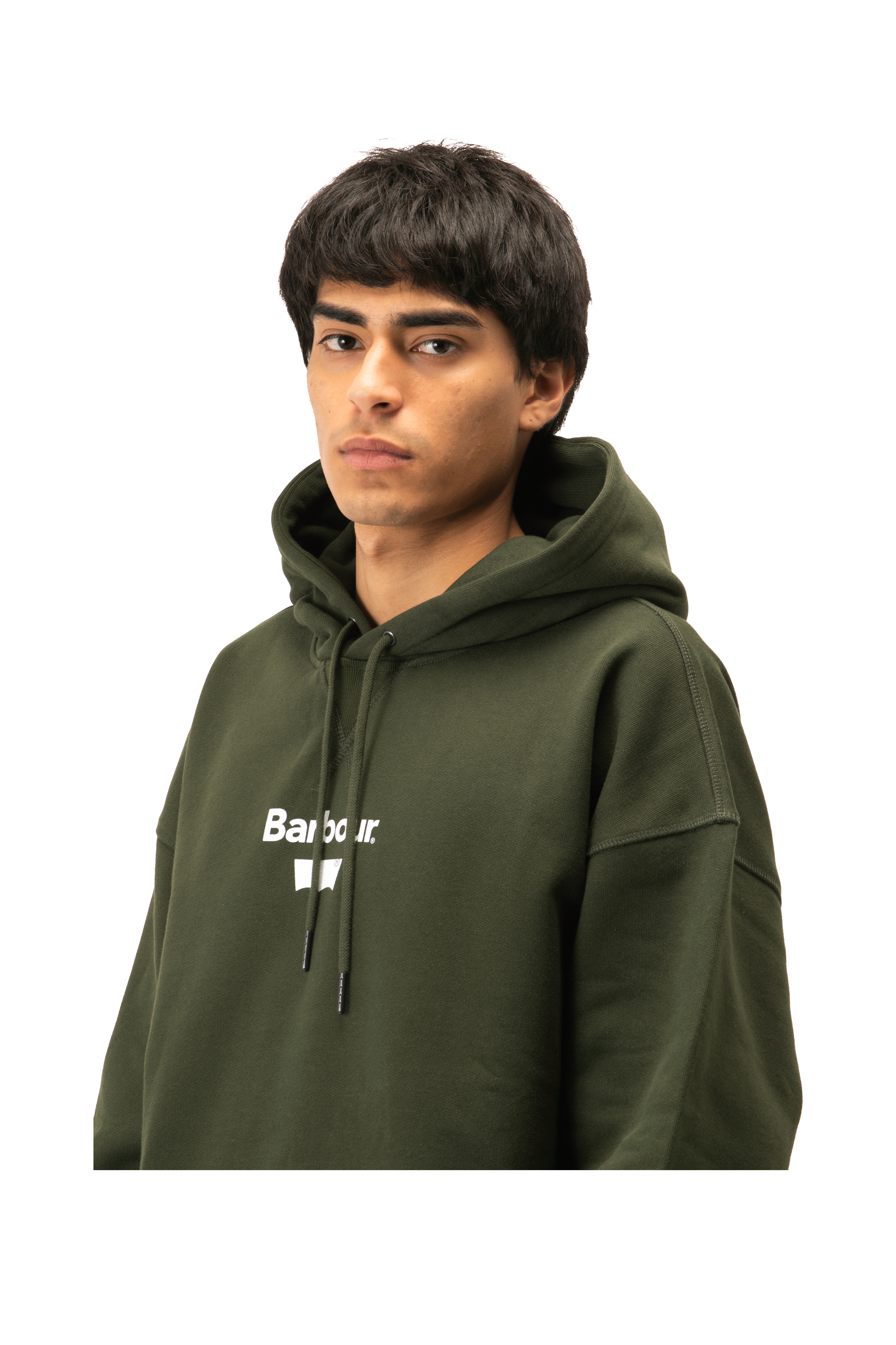 Graphic Hoodie x Barbour