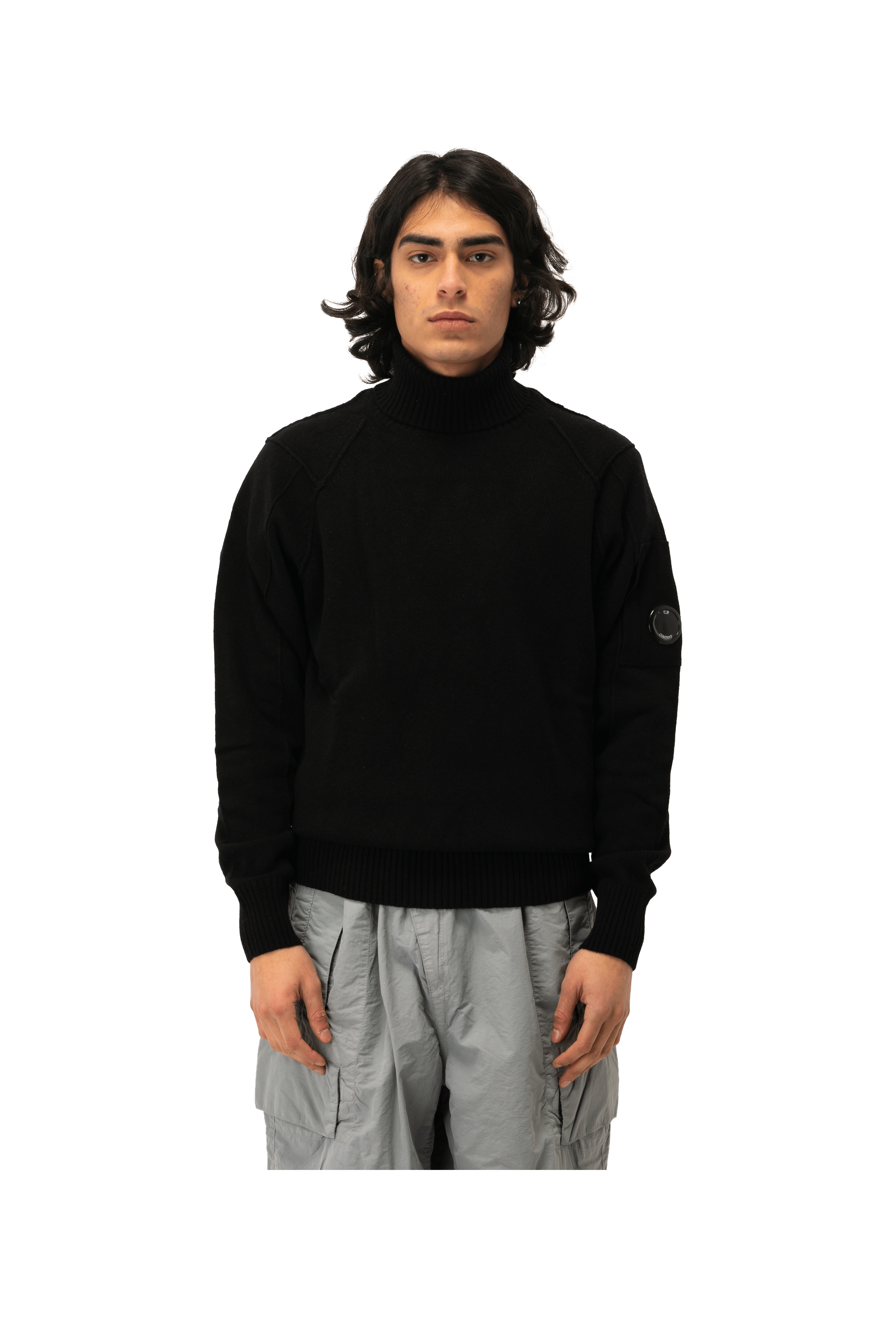 Lambswool Roll Neck Jumper