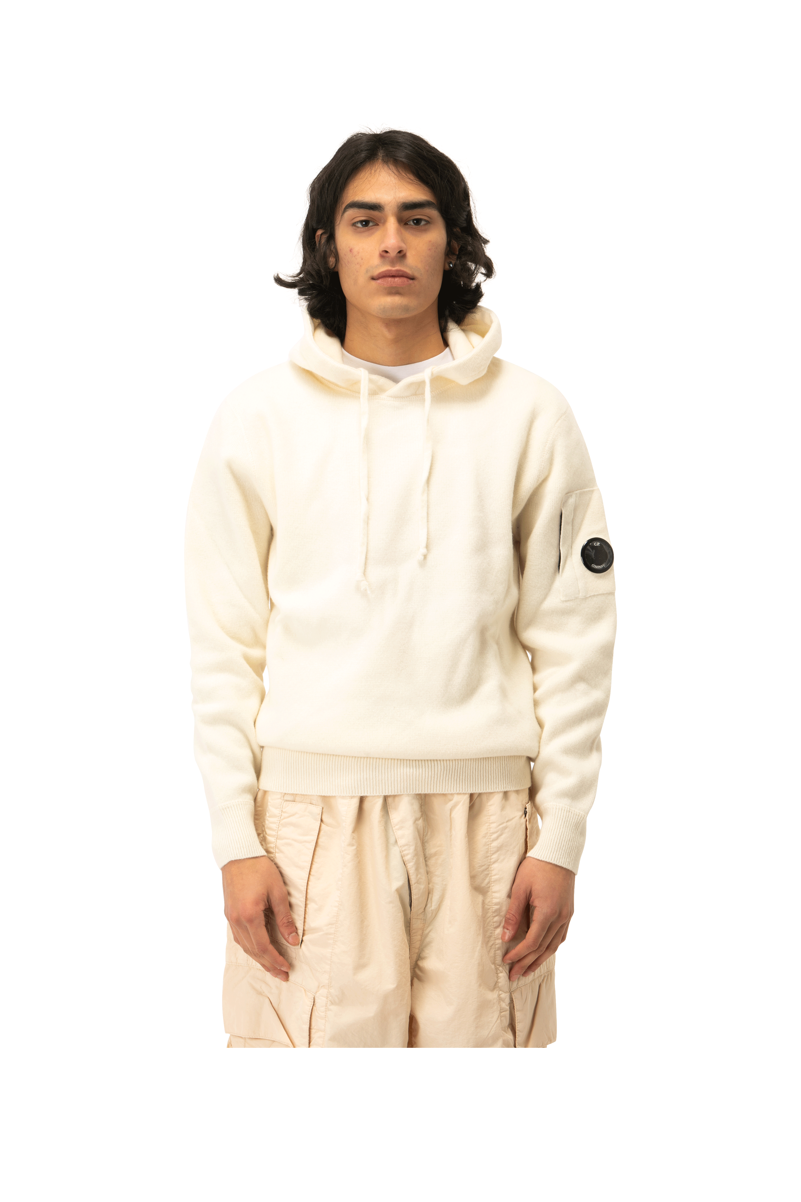 Lambswool Hooded Sweatshirt