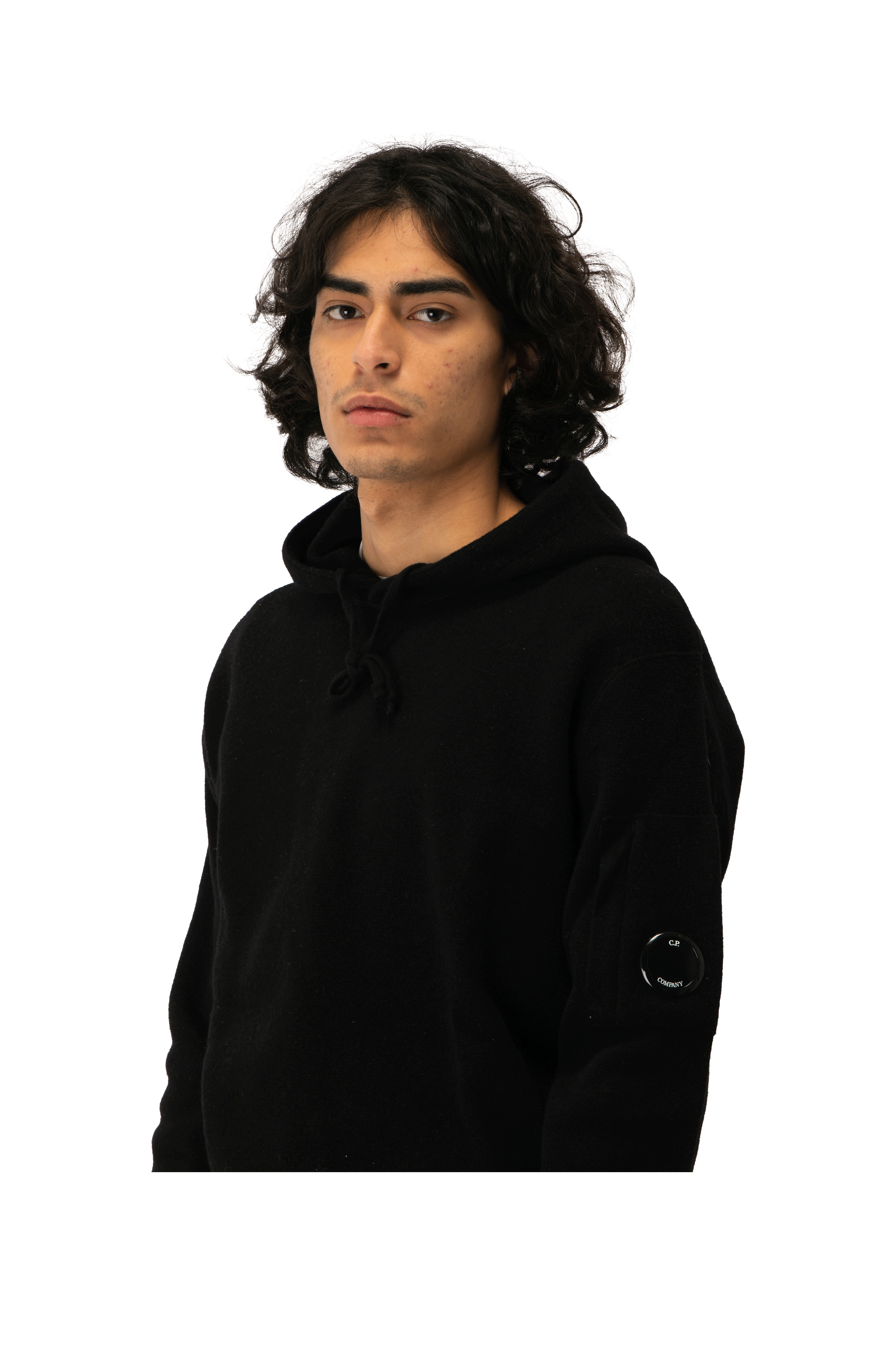 Lambswool Hooded Sweatshirt