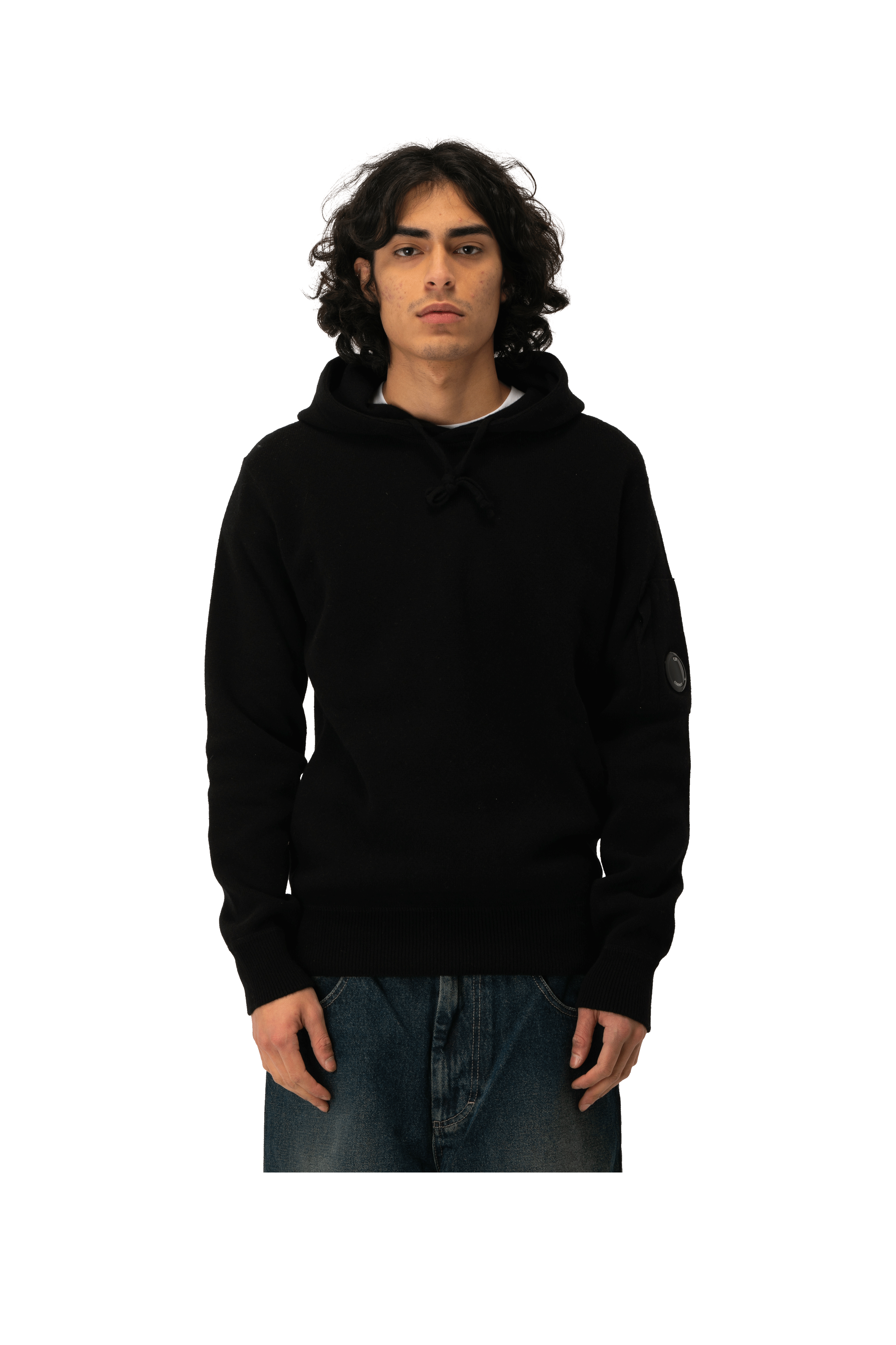 Lambswool Hooded Sweatshirt