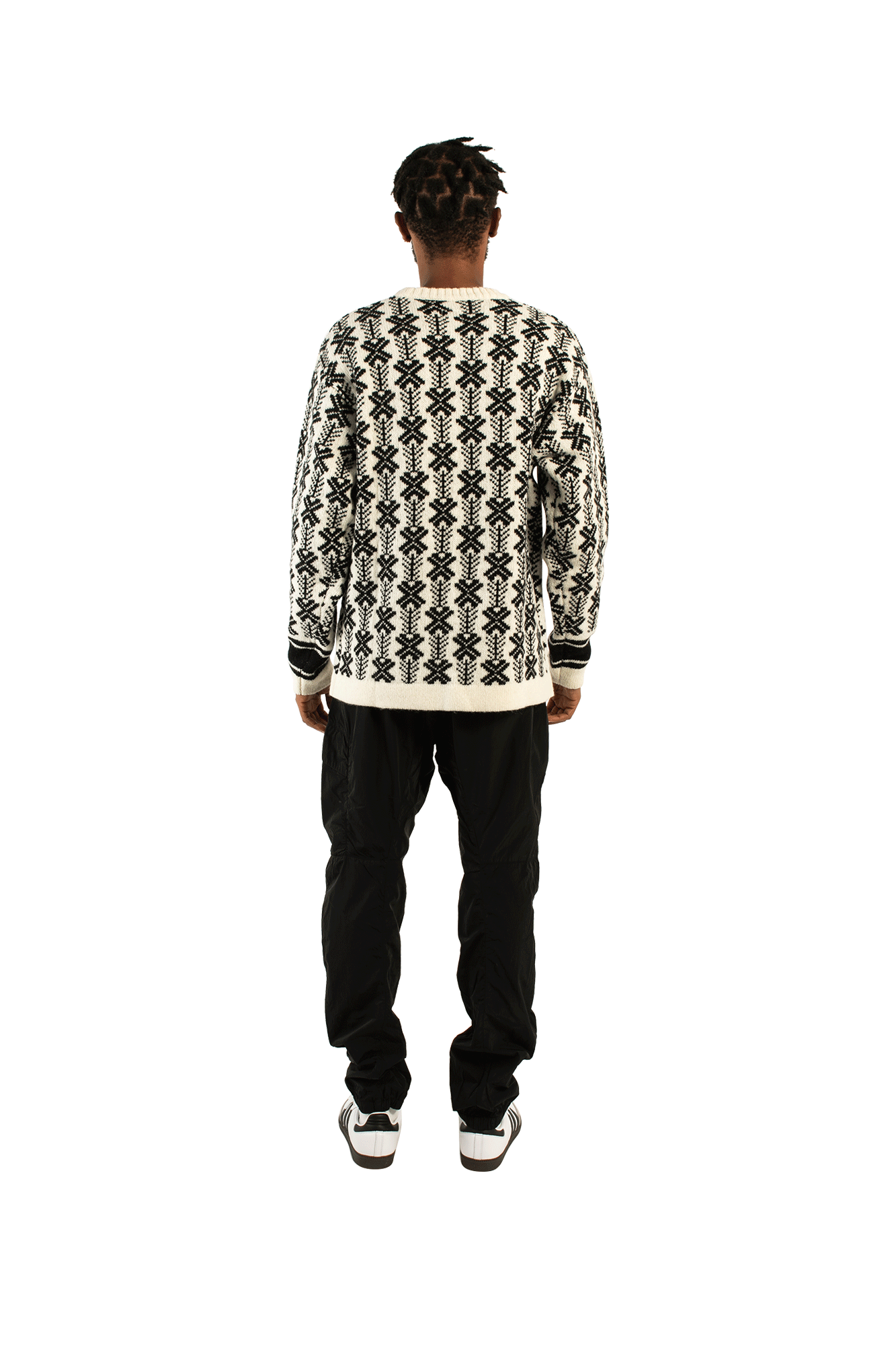 Wool Jacquard 1 Logo Knit