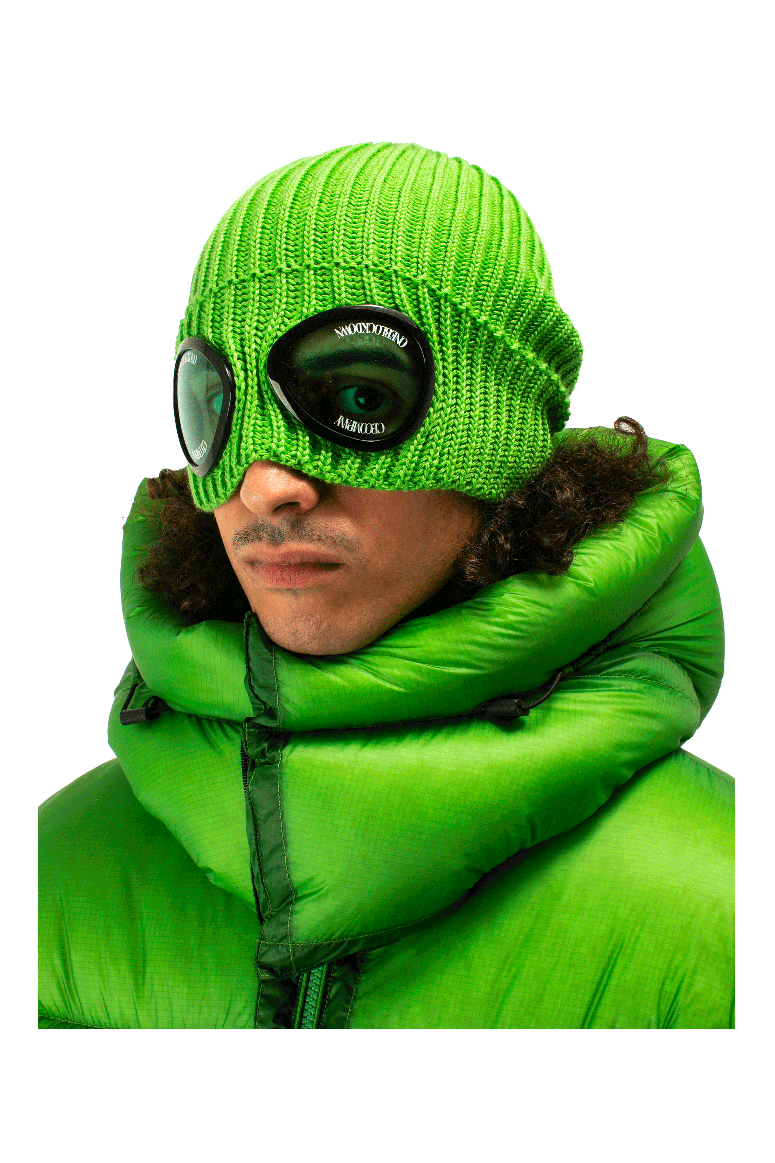 Goggle Beanie "Fern" x One Block Down.