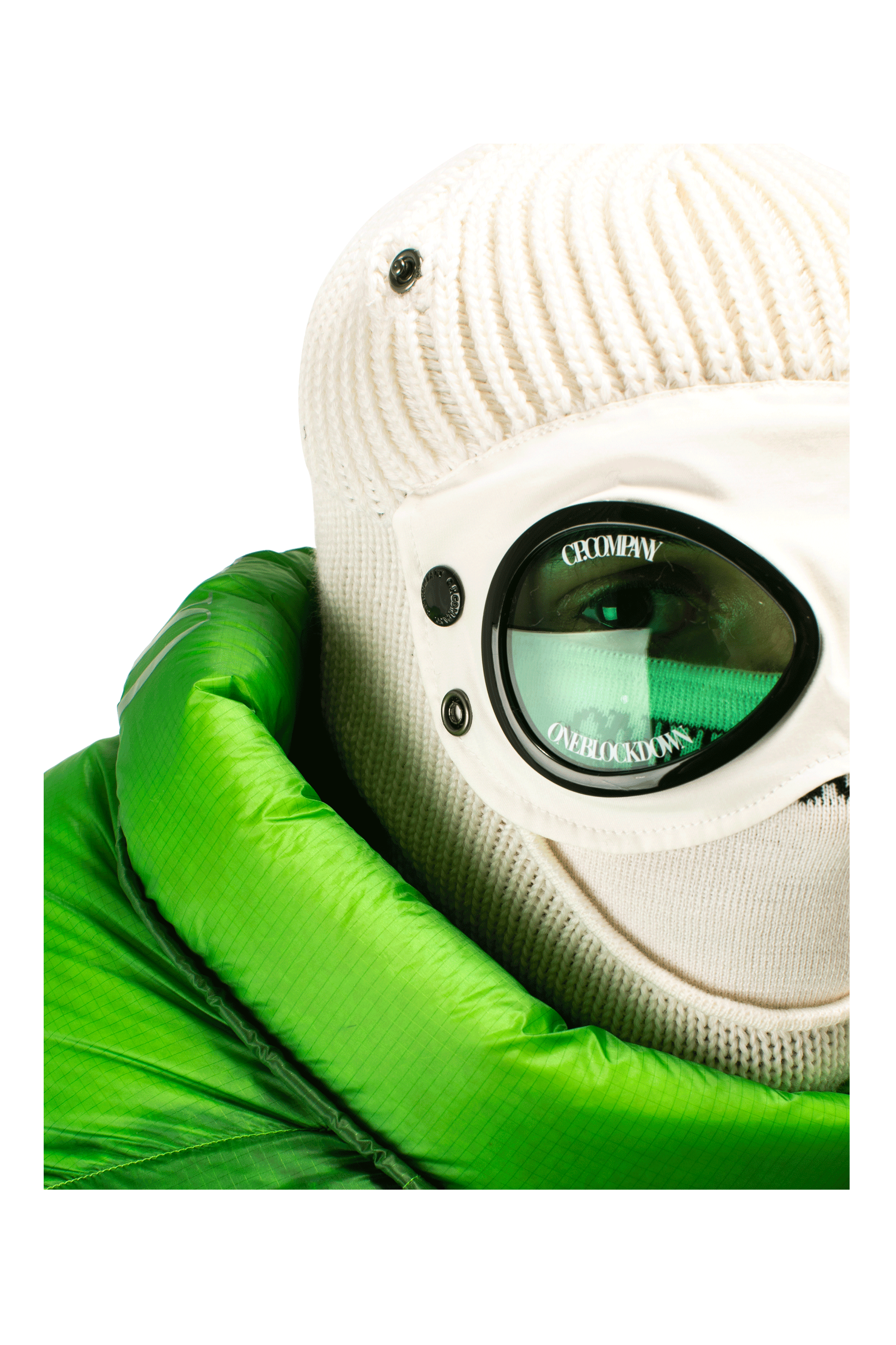 Goggle Balaclava "Snow" x One Block Down.