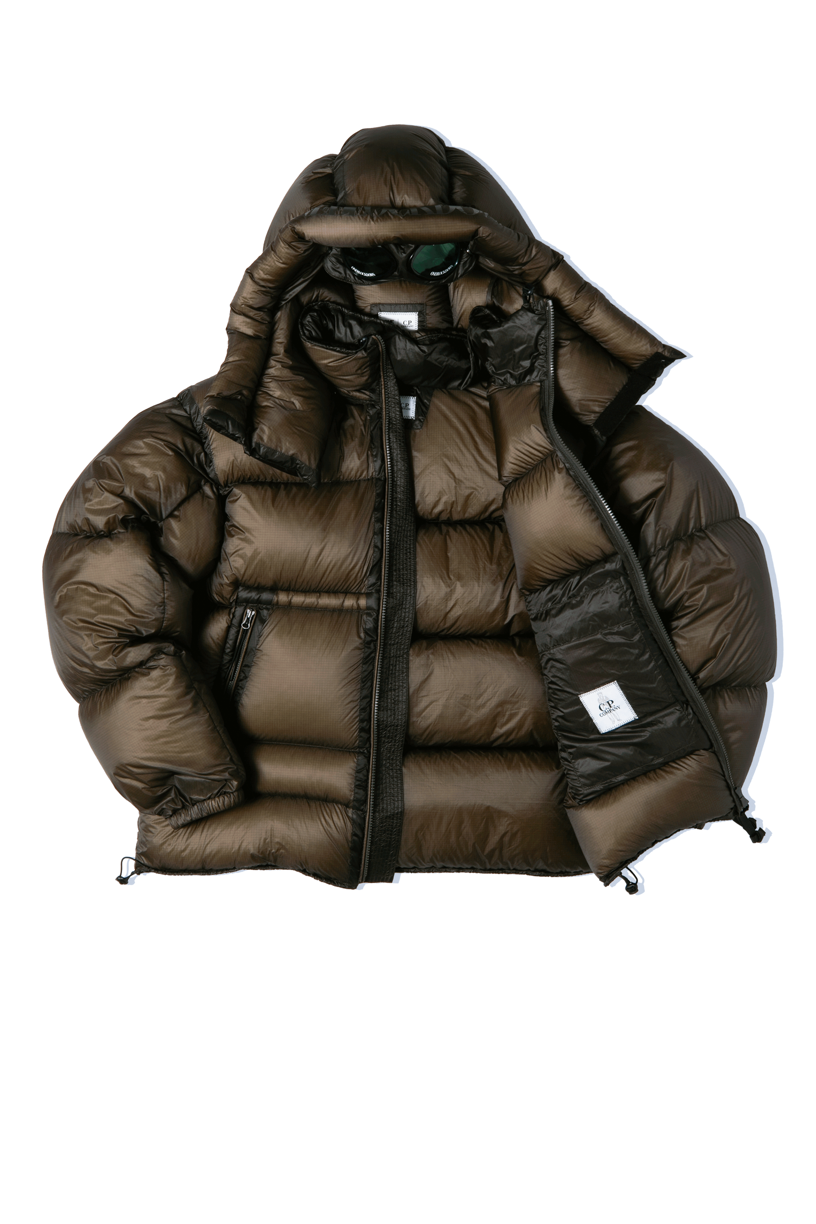 D.D. Shell Short Down Jacket "Bark" x One Block Down.