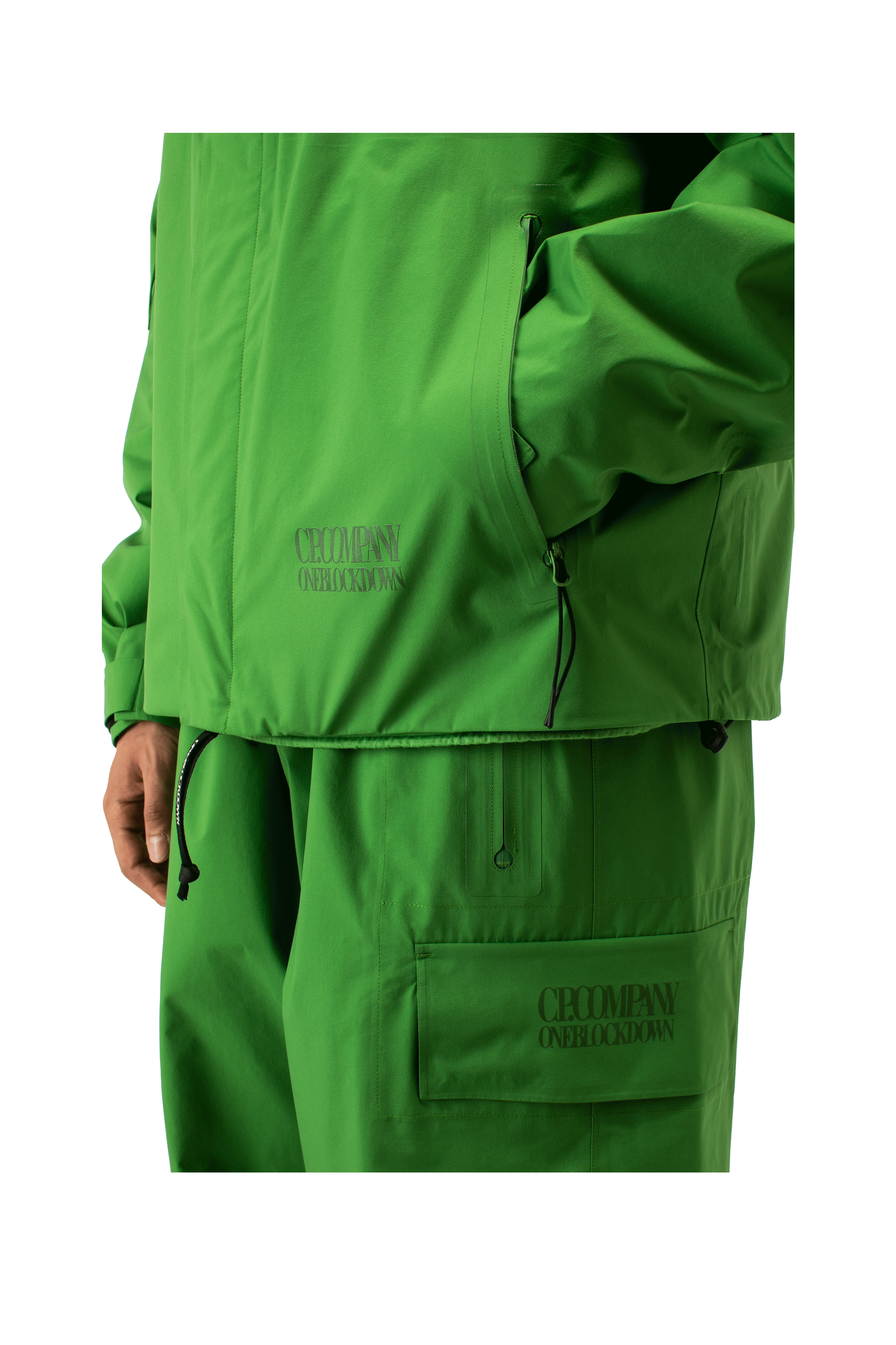 Gore-Tex 3L Infinium Hooded Jacket "Fern" x One Block Down.