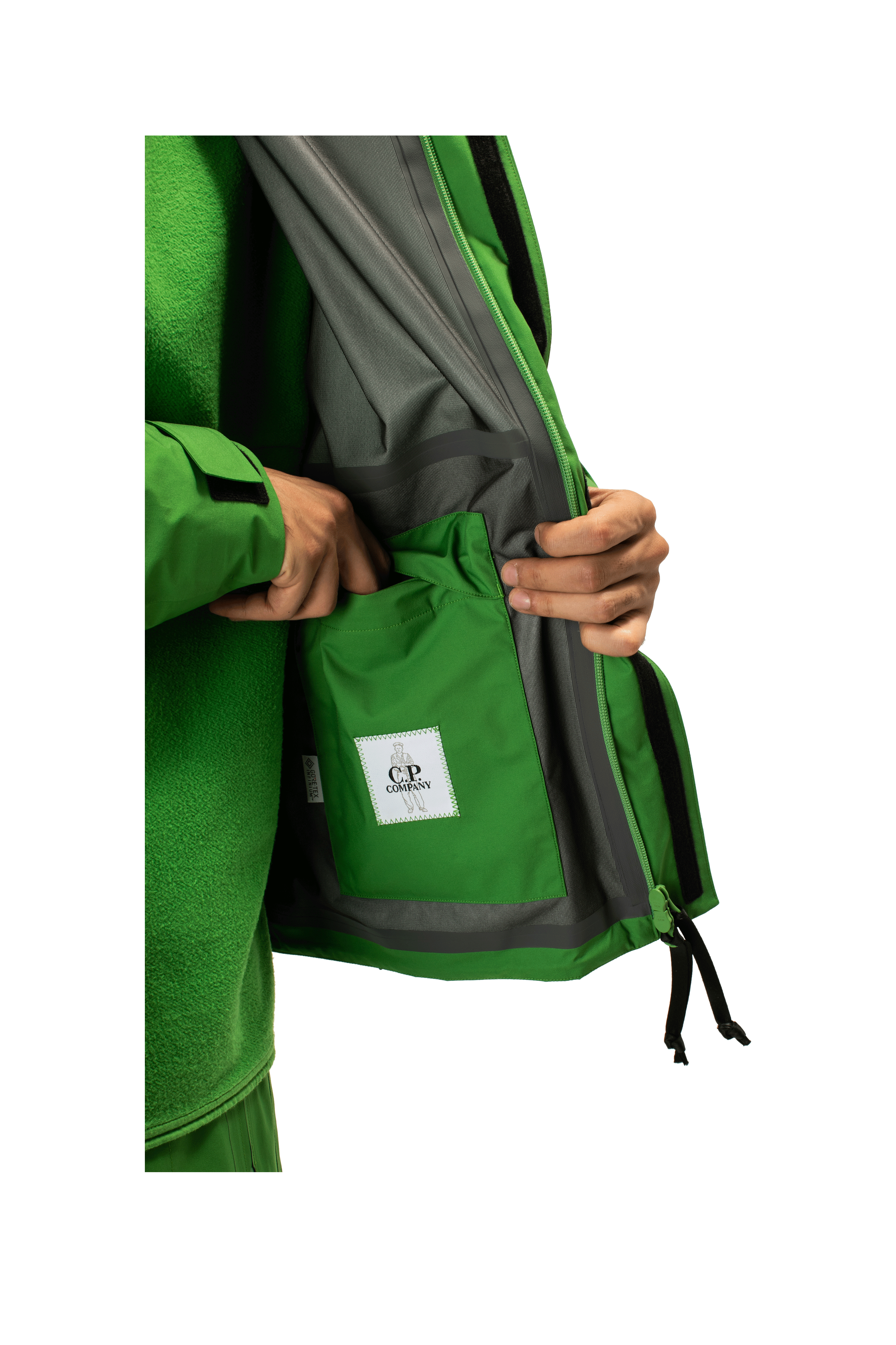 Gore-Tex 3L Infinium Hooded Jacket "Fern" x One Block Down.