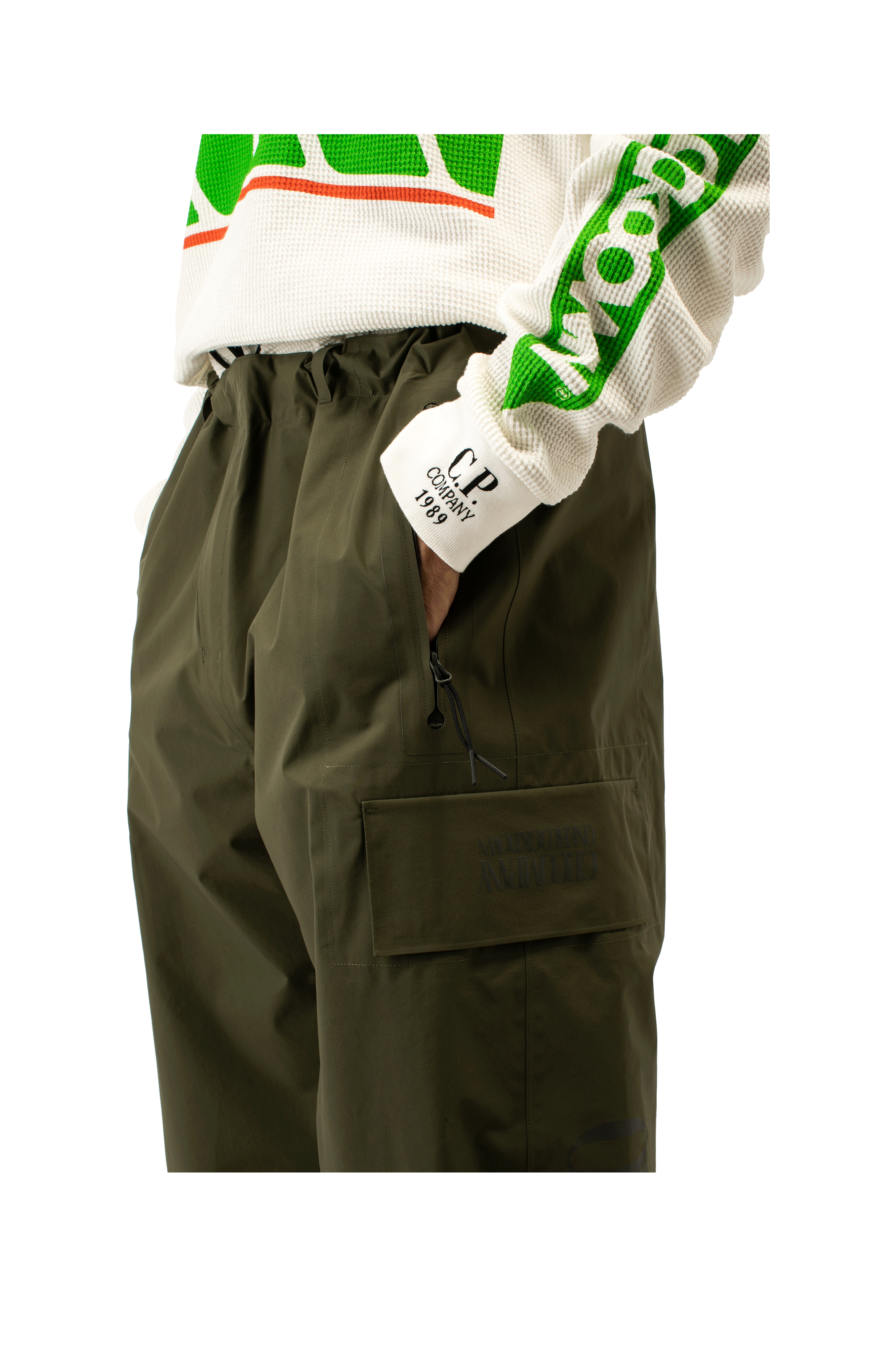 Gore-Tex 3L Infinium Loose Utility Pants "Bark" x One Block Down.