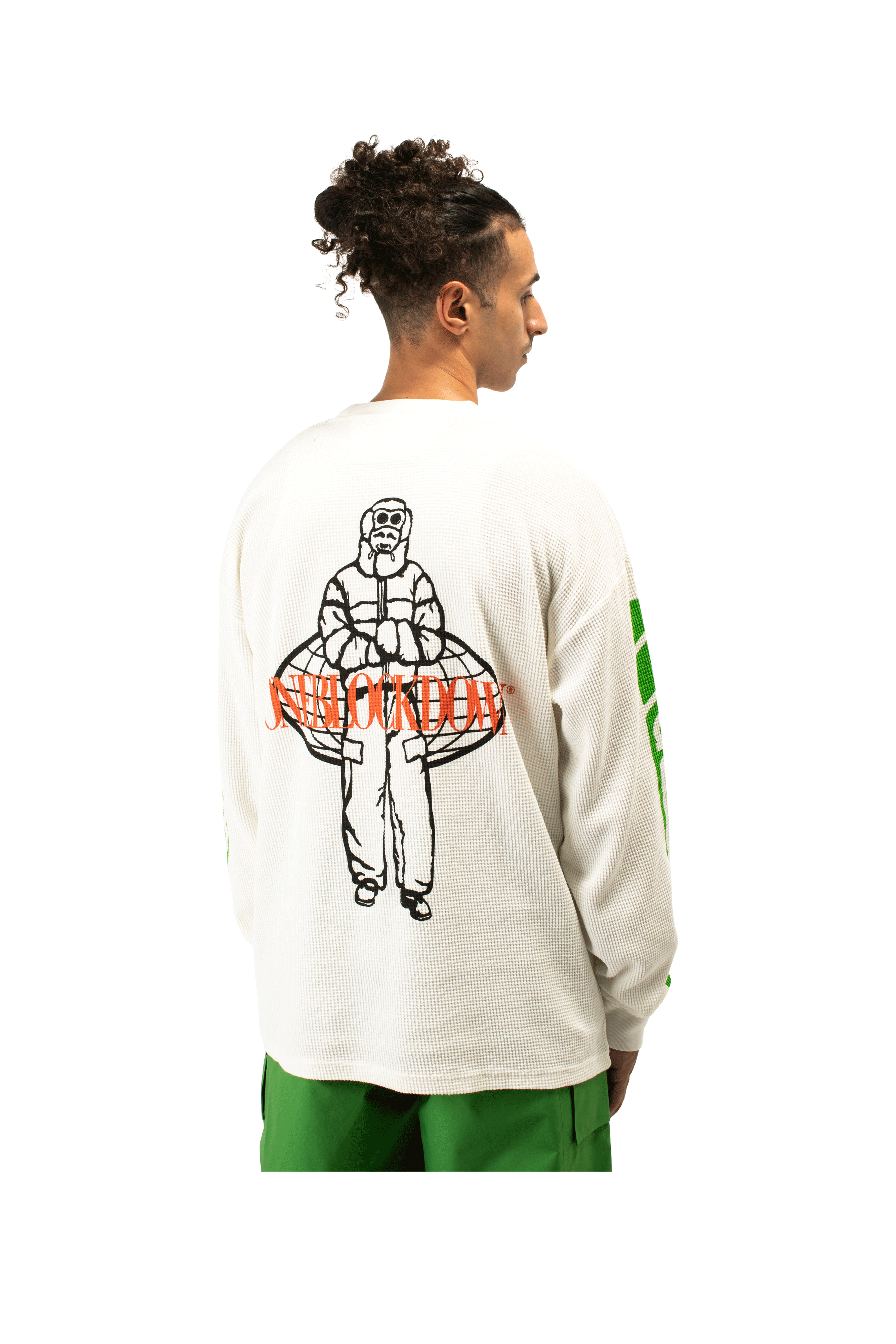 Waffle Jersey Longsleeve T-Shirt x One Block Down.