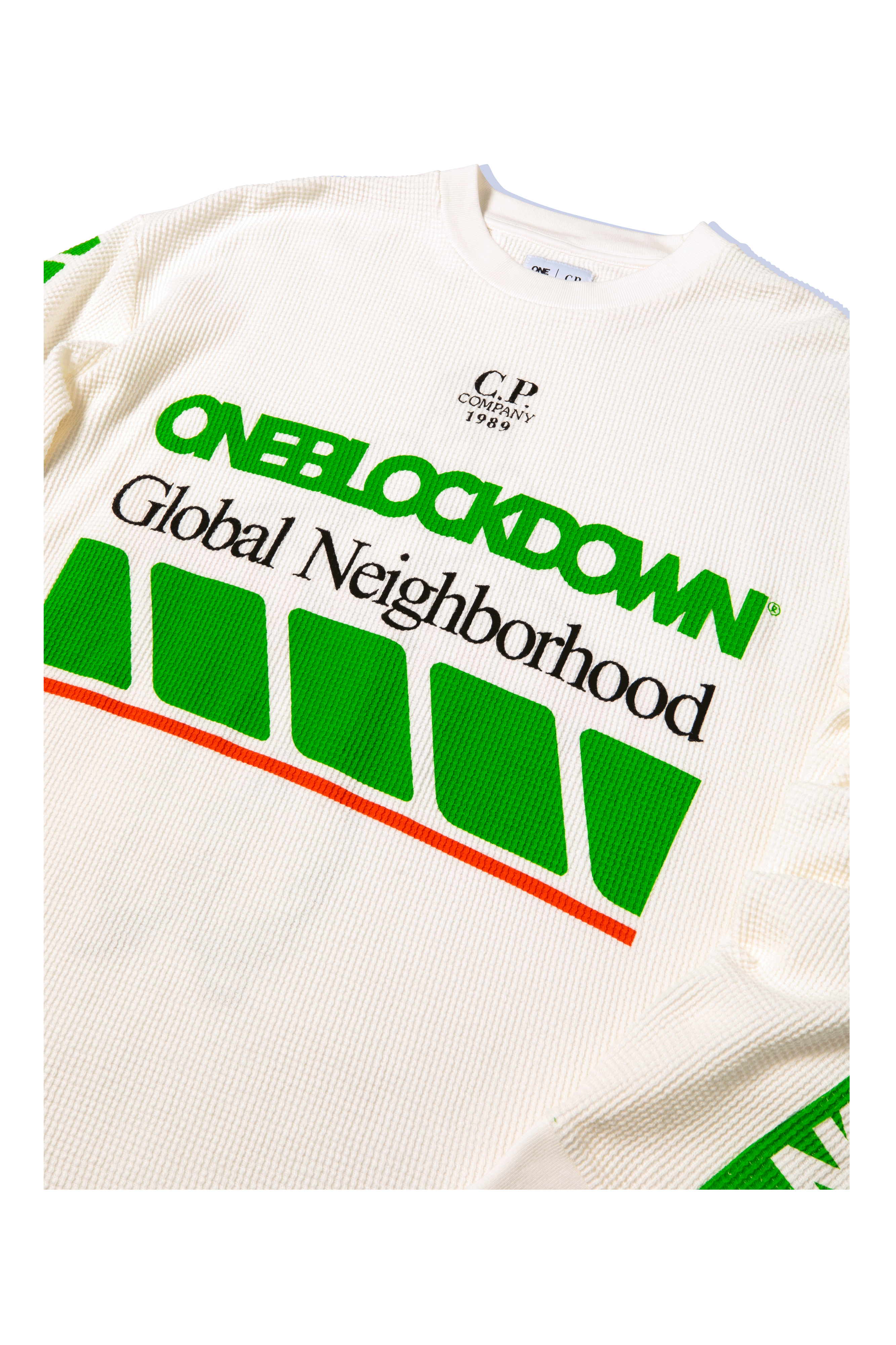 Waffle Jersey Longsleeve T-Shirt x One Block Down.