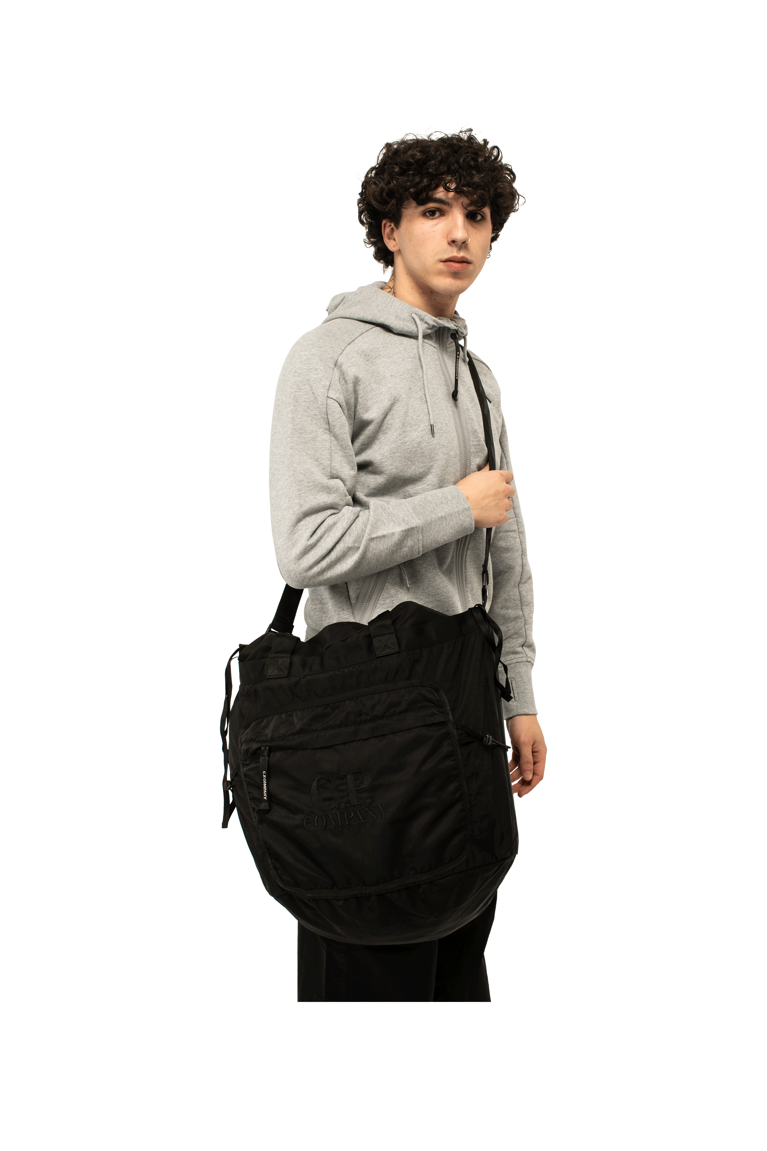 Nylon B Crossbody Messenger Bag