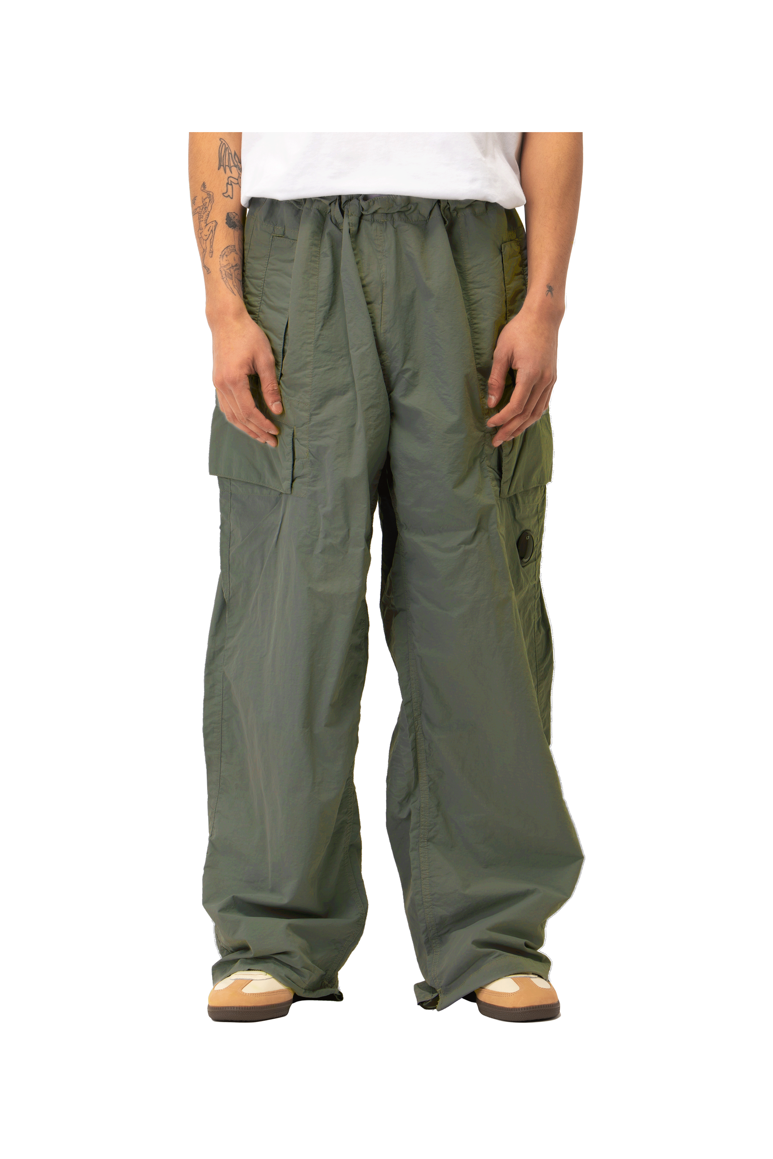 Flatt Nylon Oversized Cargo Pants