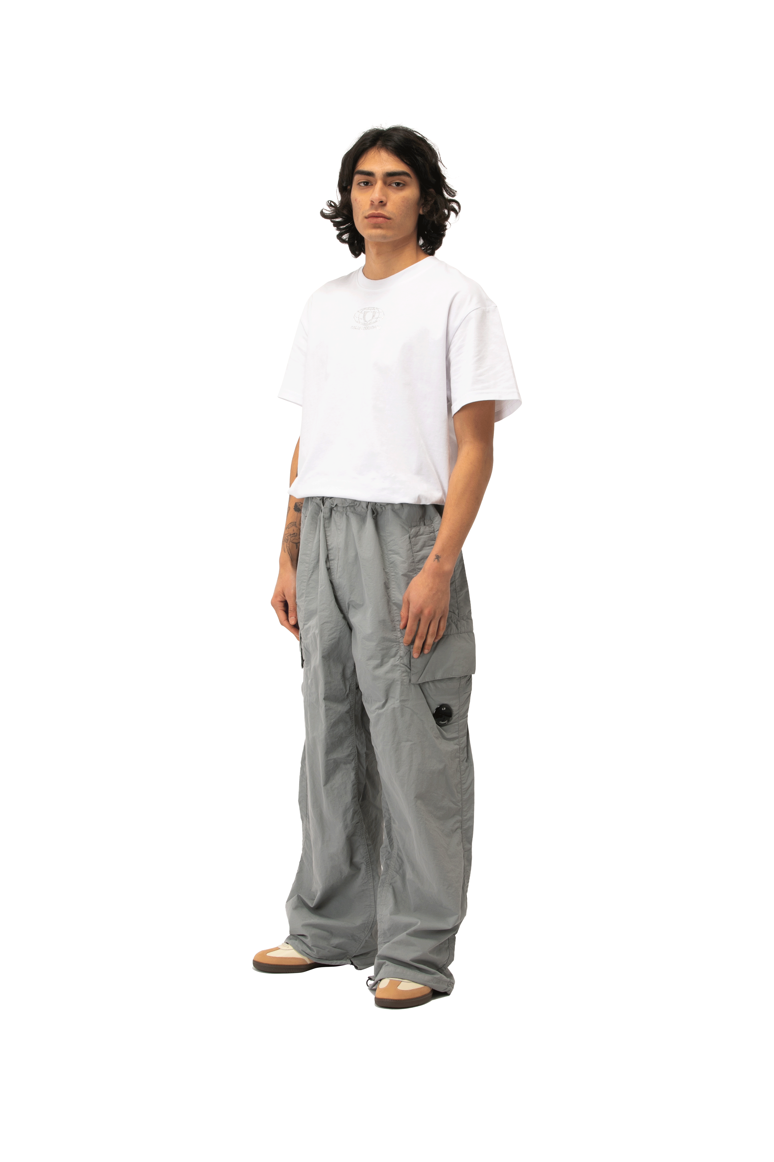 Flatt Nylon Oversized Cargo Pants