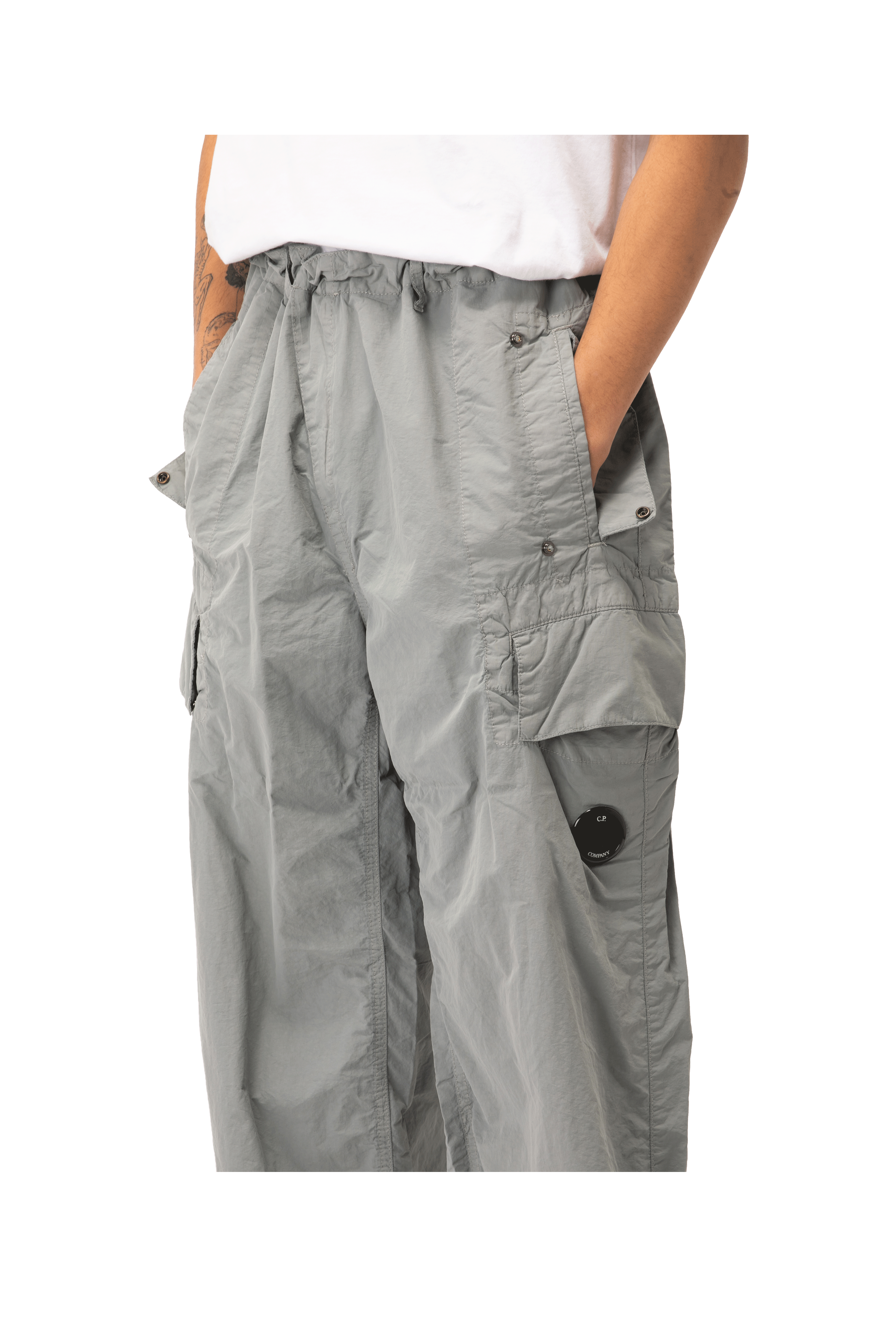 Flatt Nylon Oversized Cargo Pants