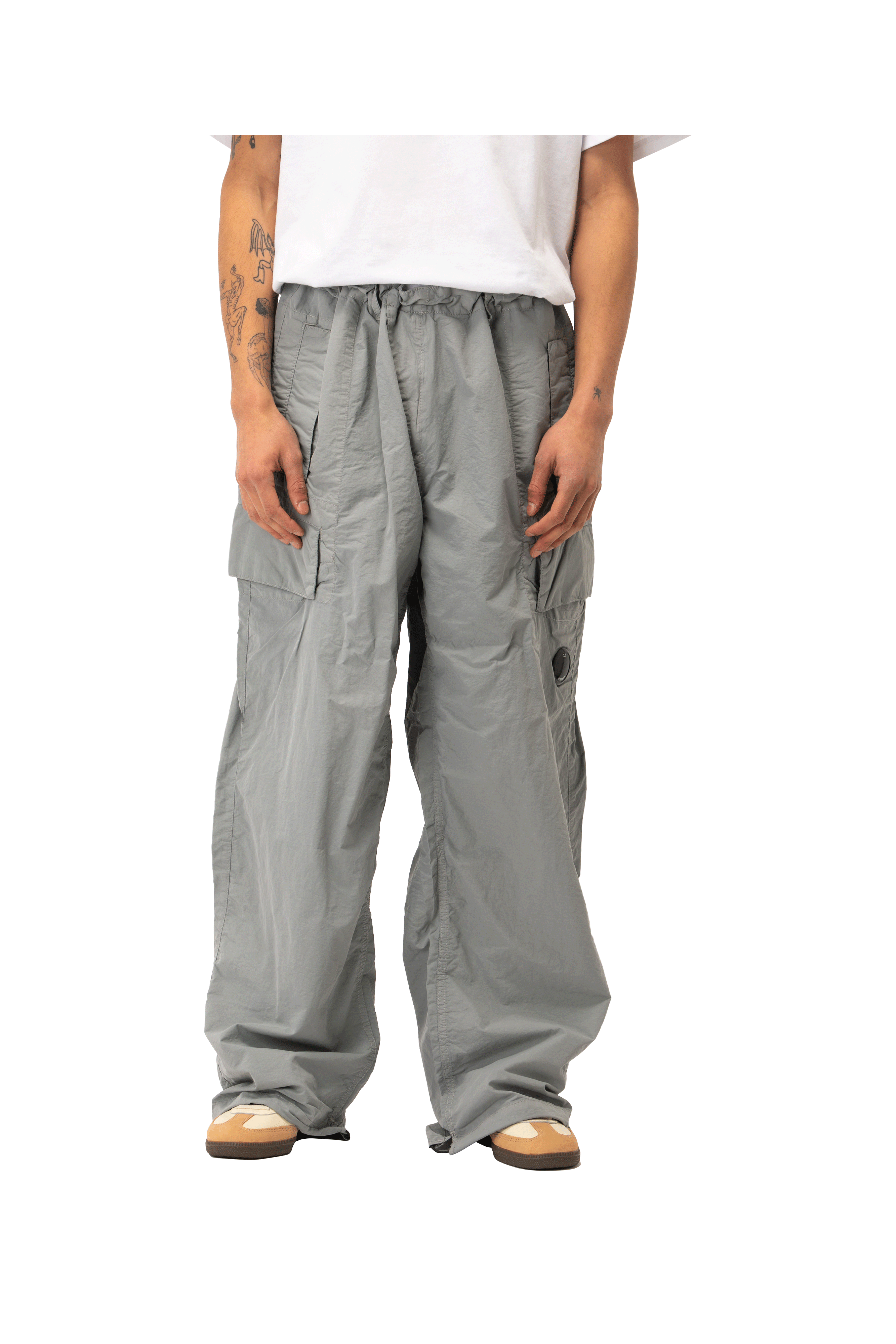 Flatt Nylon Oversized Cargo Pants