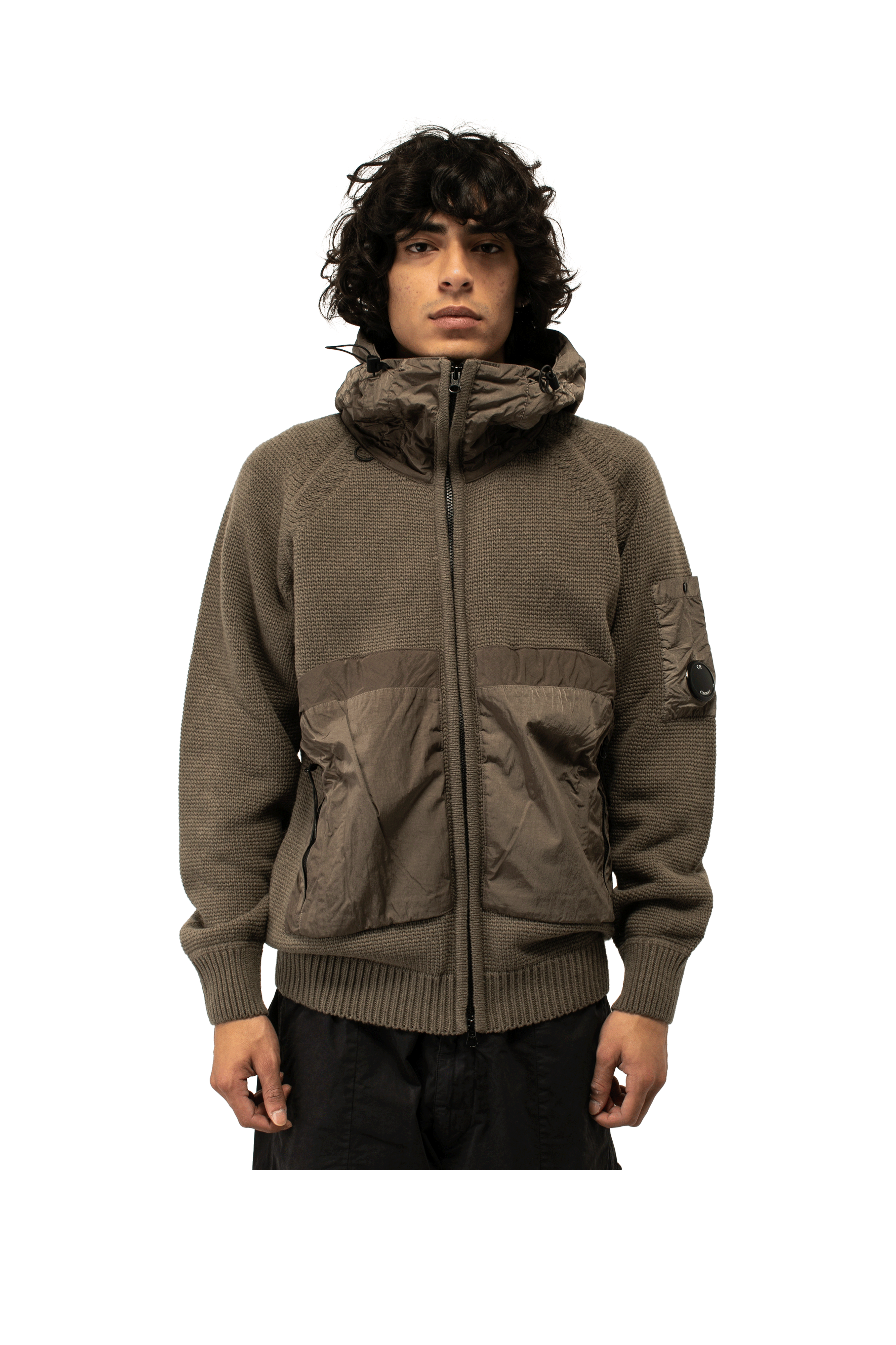 Knitwear Hooded In Lambswool Mixed