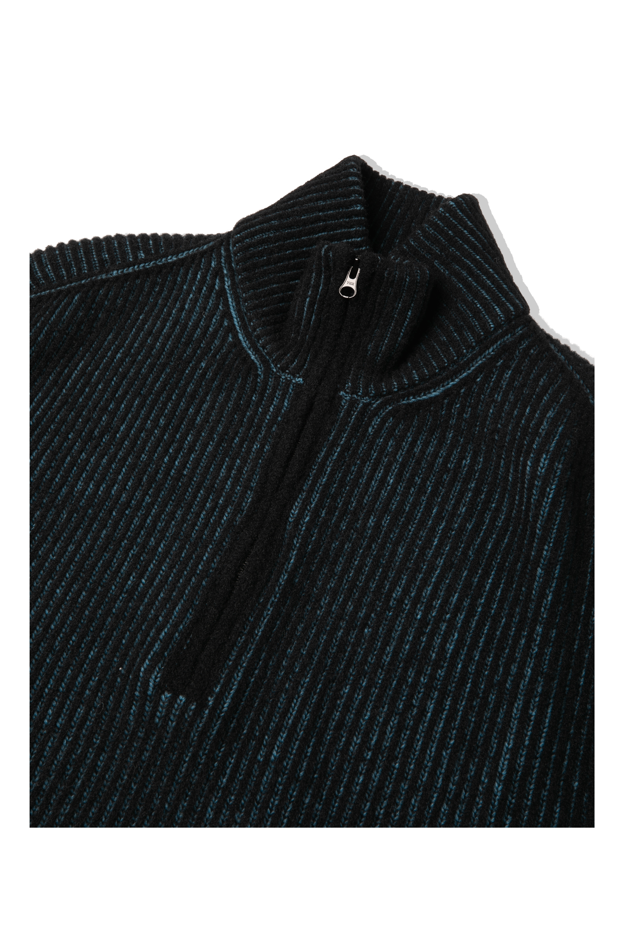 Knitwear Polo Collar in Fleece Knit