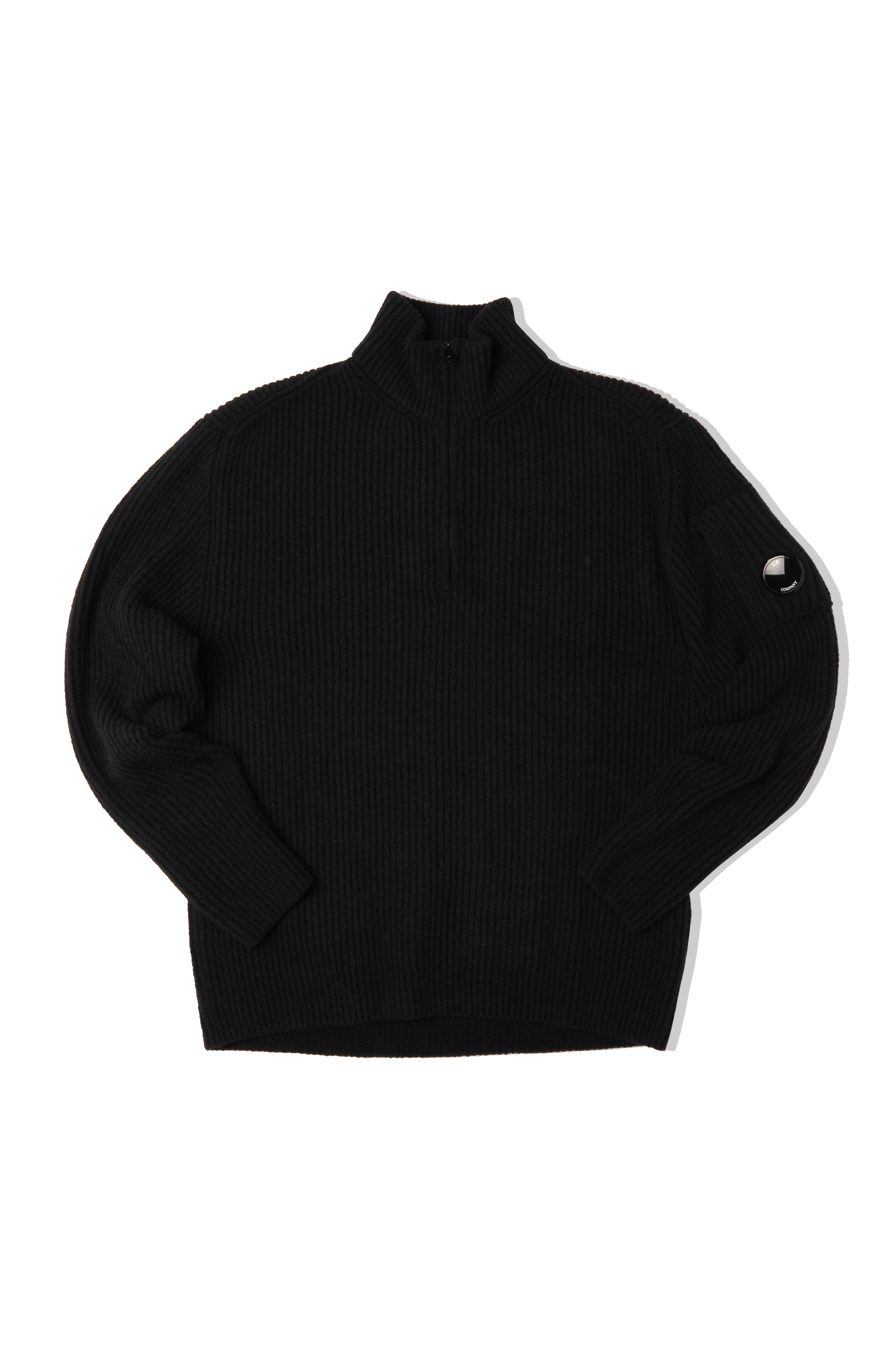 Knitwear Polo Collar in Fleece Knit