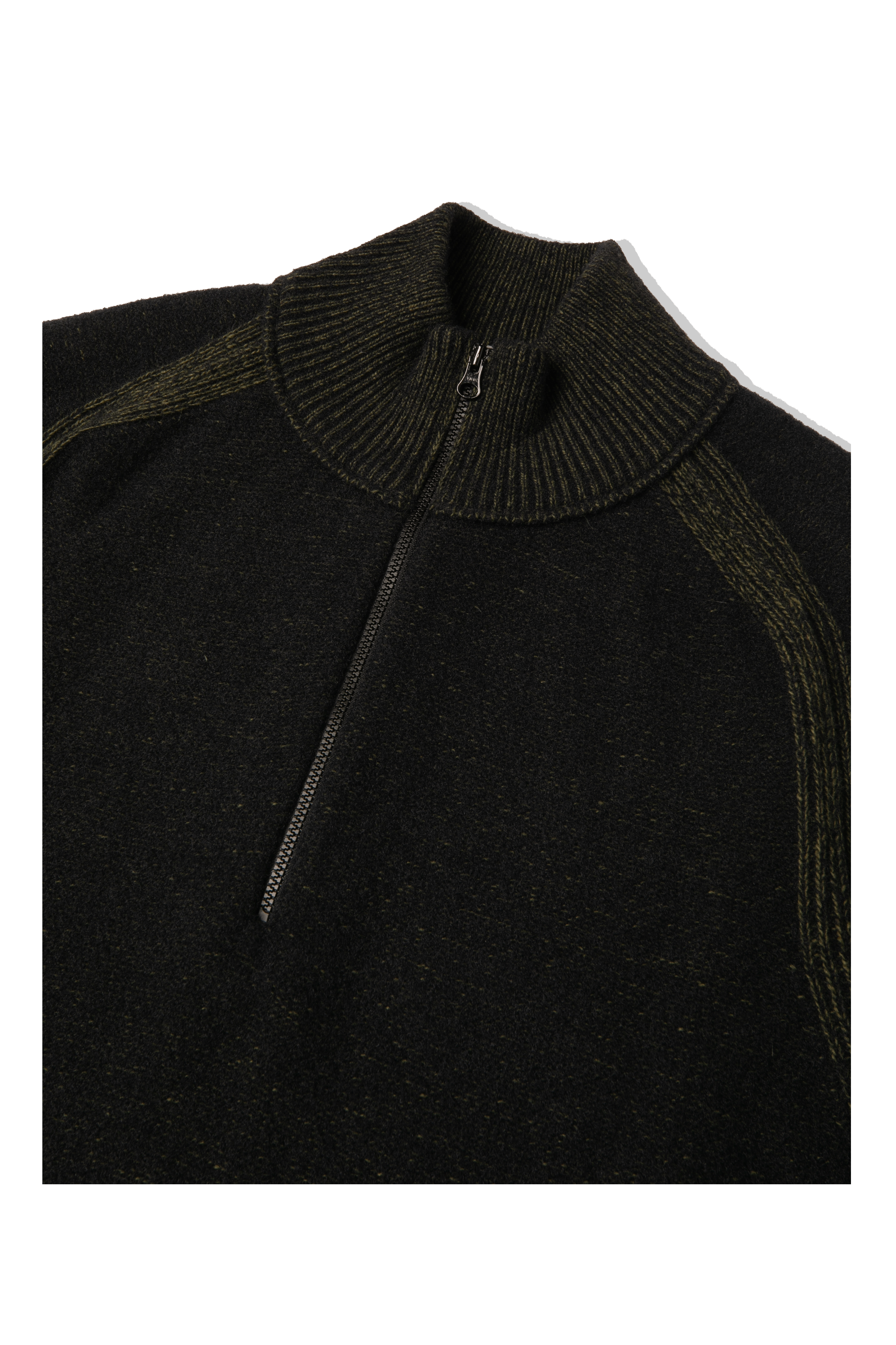 Knitwear Polo Collar in Fleece Knit