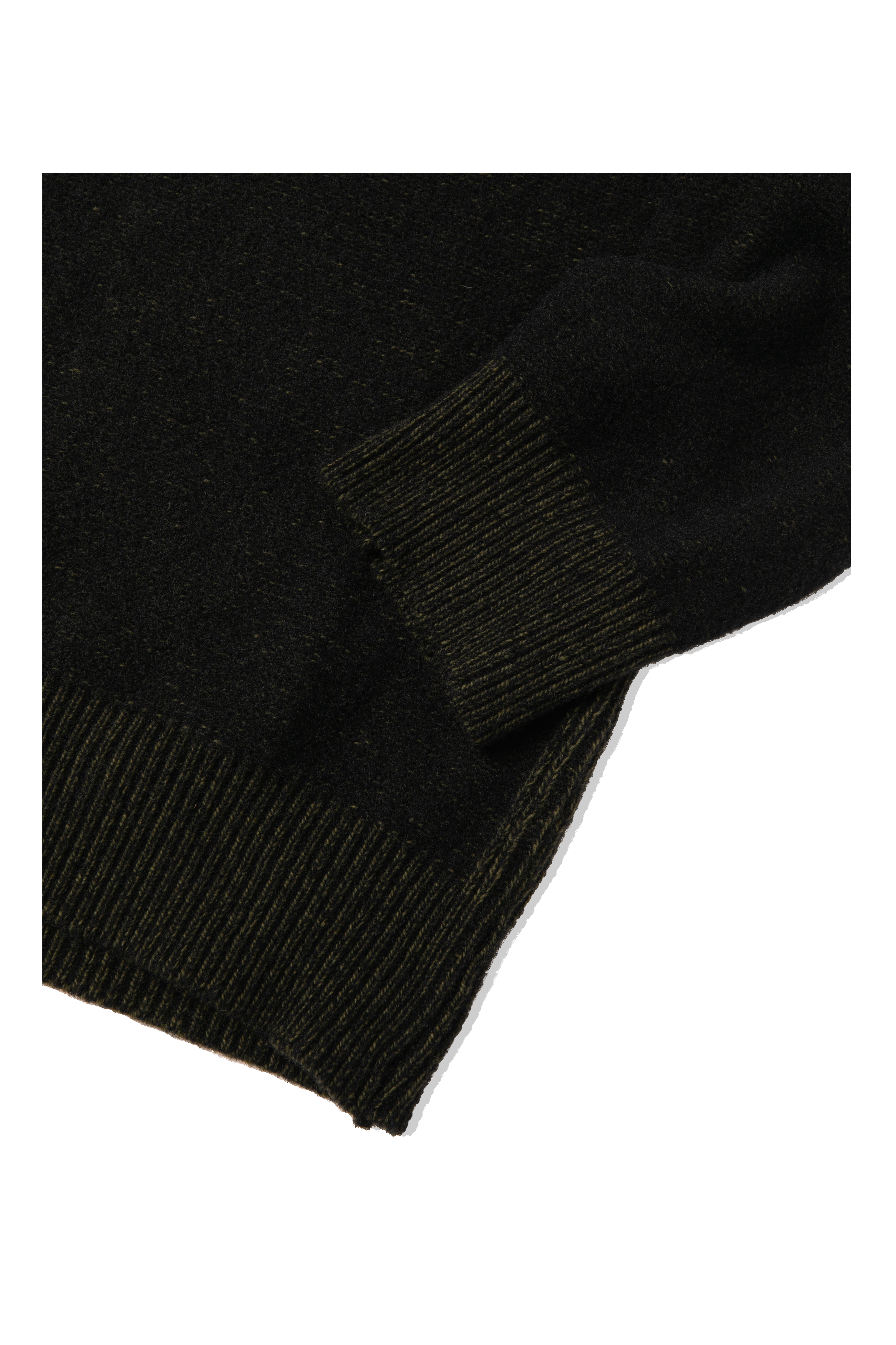 Knitwear Polo Collar in Fleece Knit