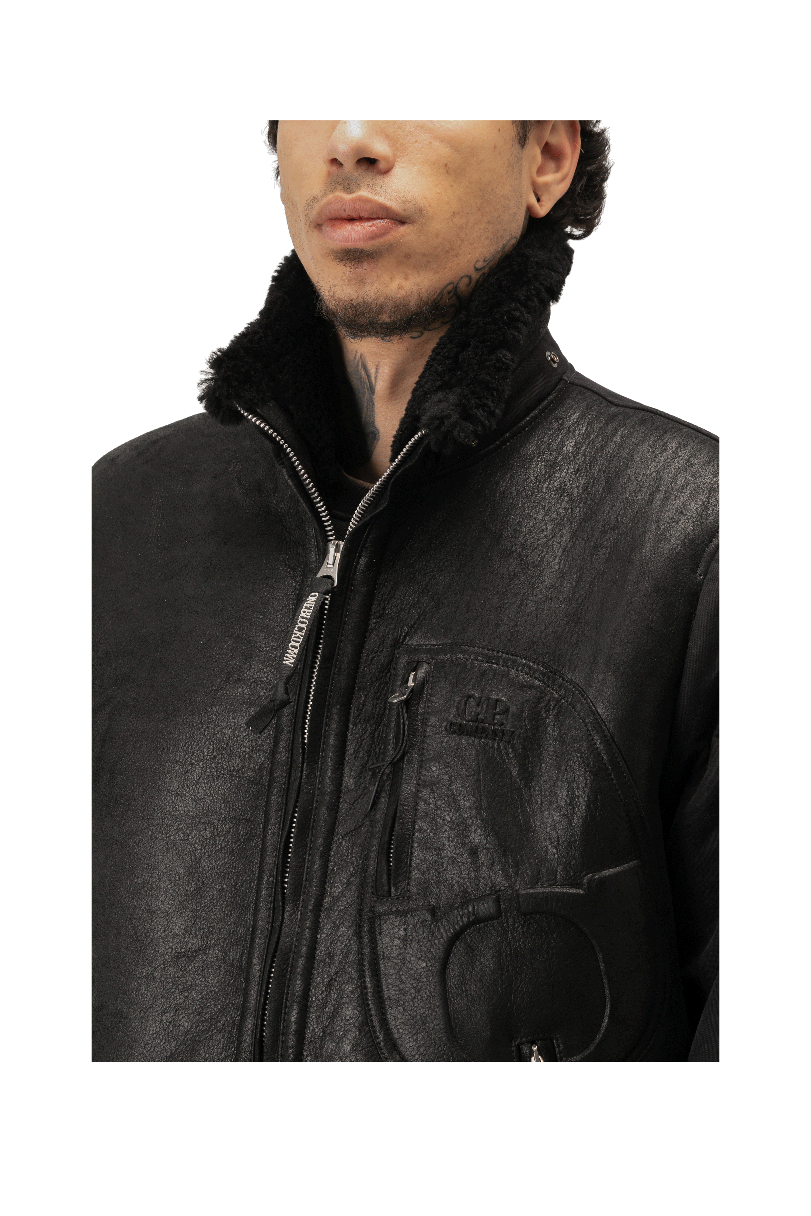 Shearling Jacket x One Block Down