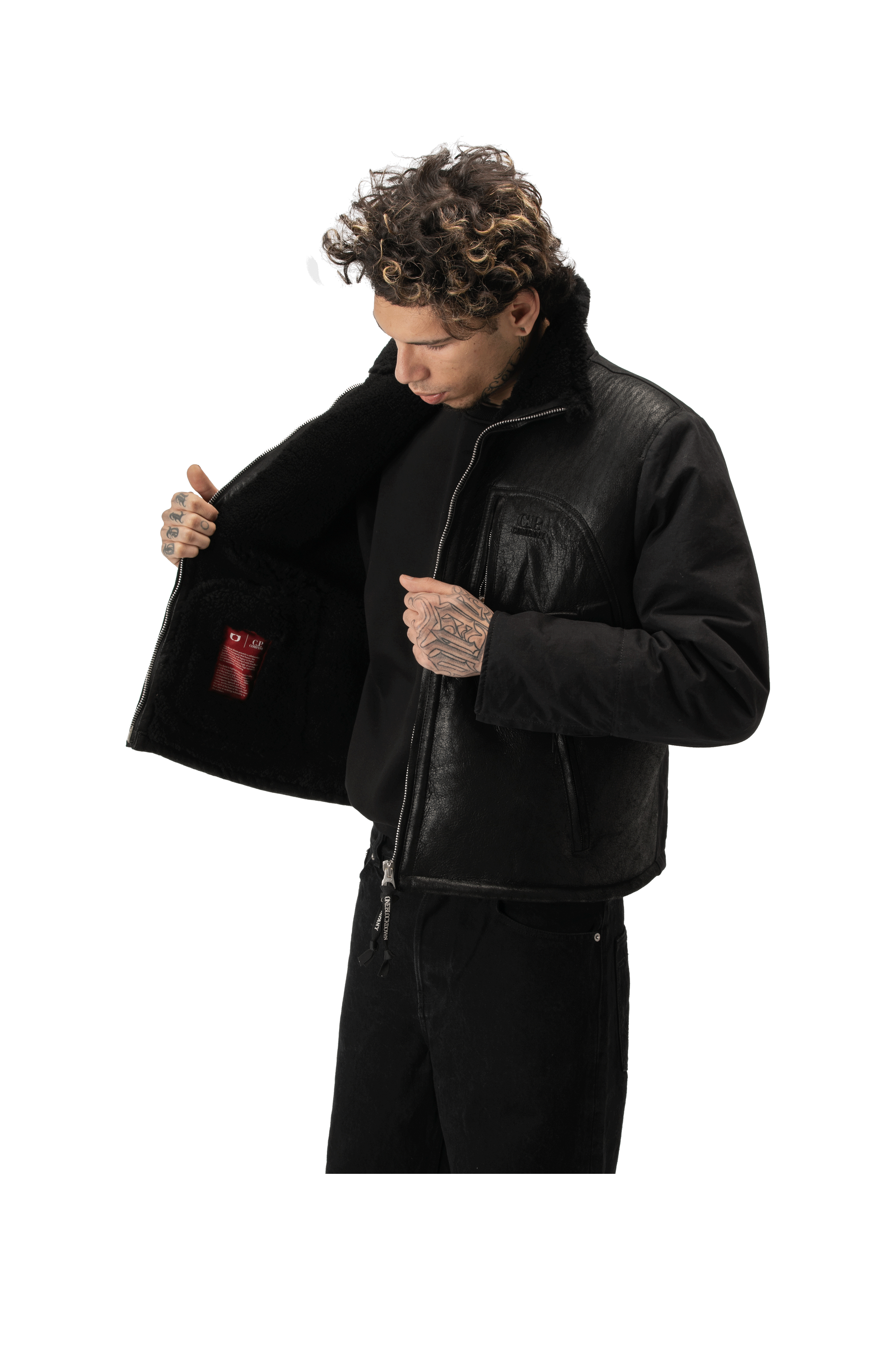 Shearling Jacket x One Block Down