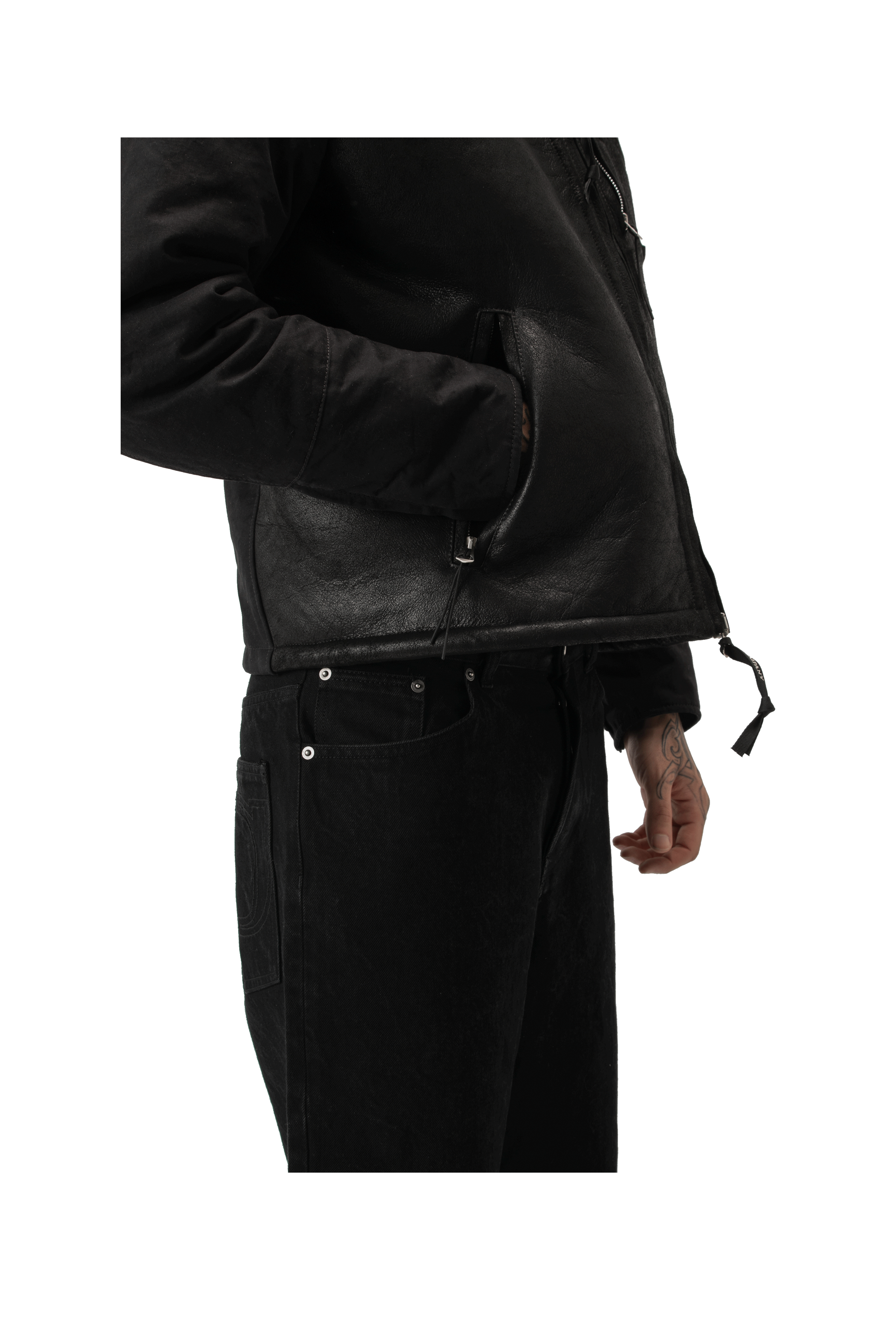 Shearling Jacket x One Block Down