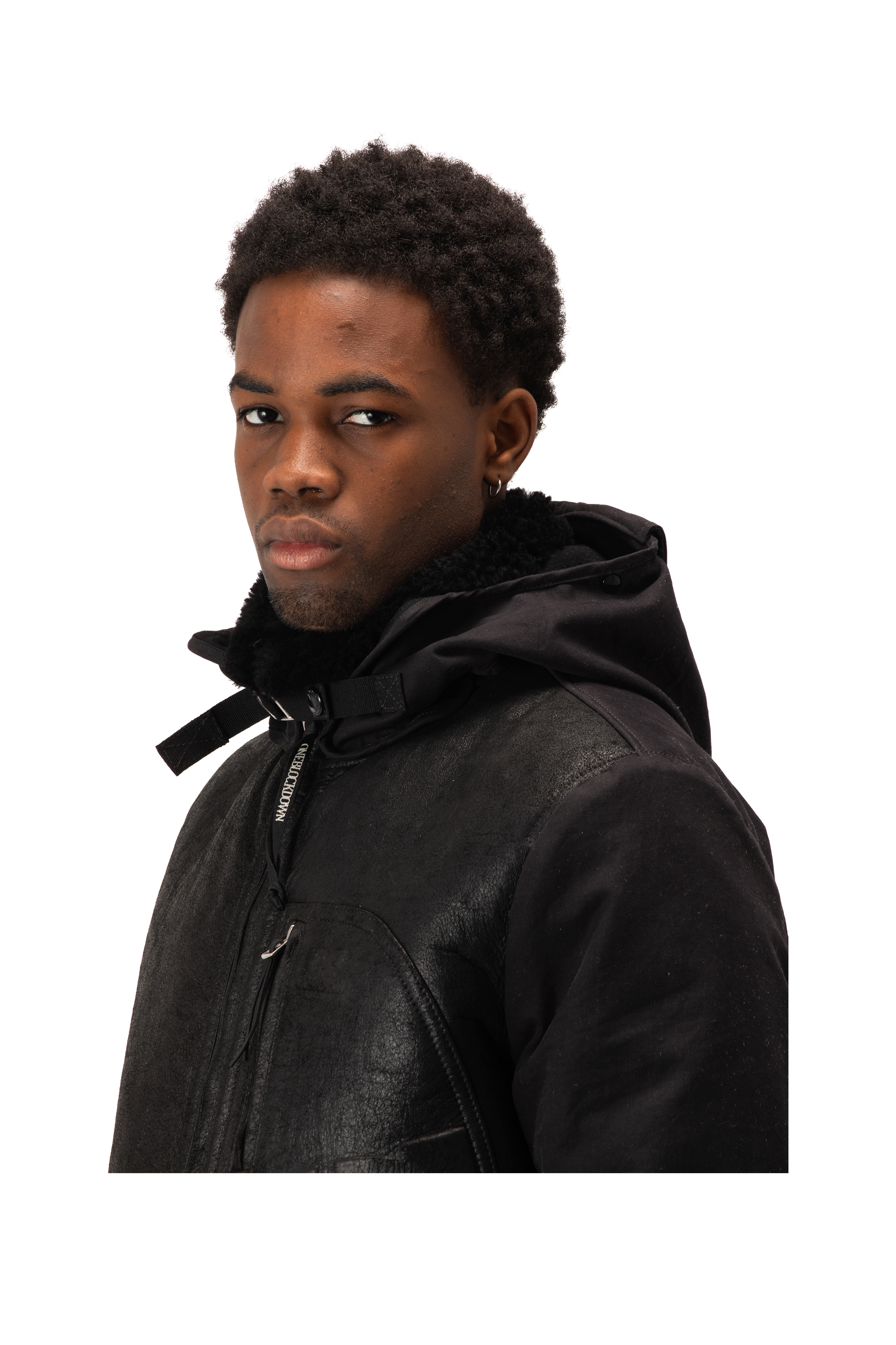 Shearling Jacket x One Block Down